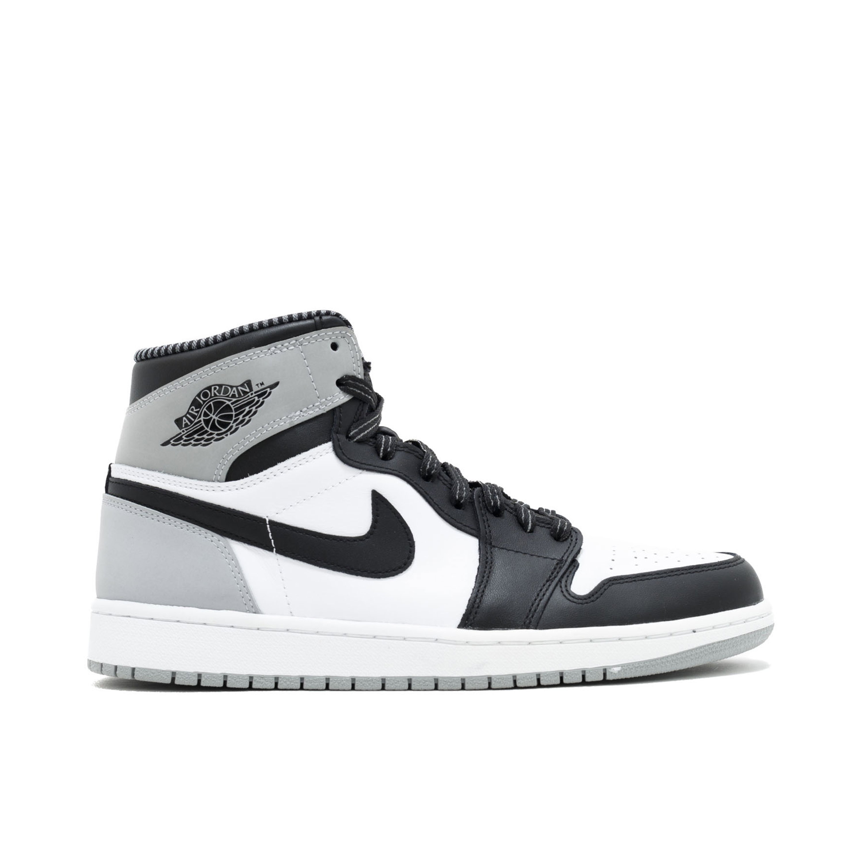 Jordan 1 Retro Barons Men\'s - 555088-104 - US Nike Air Jordan 1 Retro High OG Barons Size 13 Grey Black  main image 4