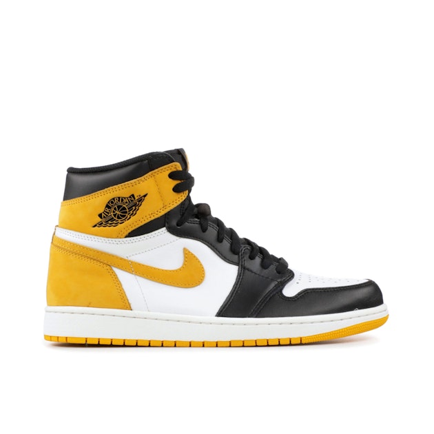 Air Jordan Retro High OG Yellow Ochre 555088-109 Laced