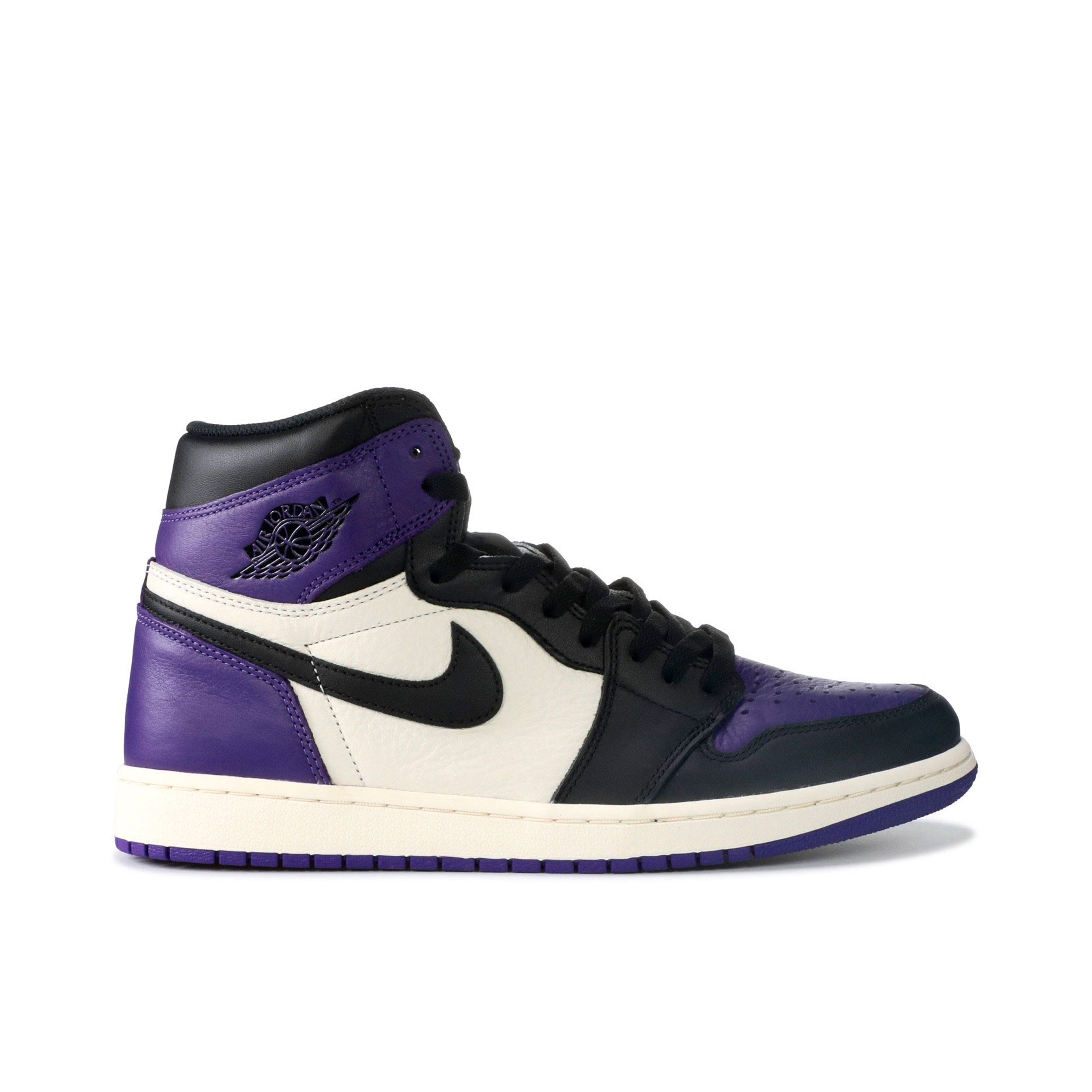 Jordan 1 Retro High Court Purple 1.0 555088-501 Size 7 2018 Air Jordan 1 Retro High Court Purple Pre-Owned main image 3