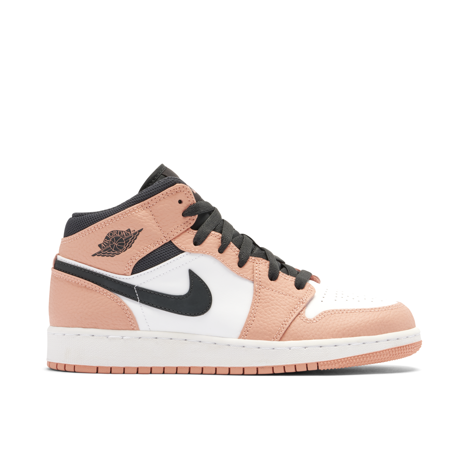 Air Jordan 1 Mid Pink Quartz GS