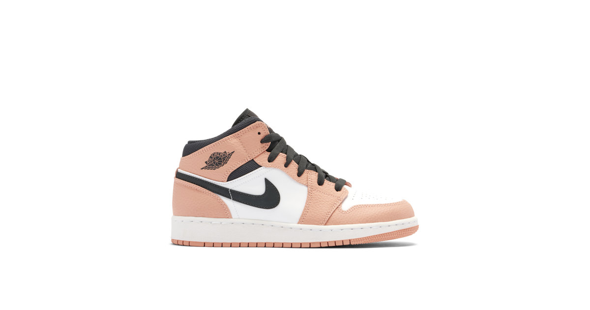 Air Jordan Mid Pink Quartz GS 555112-603 Laced - Main Image