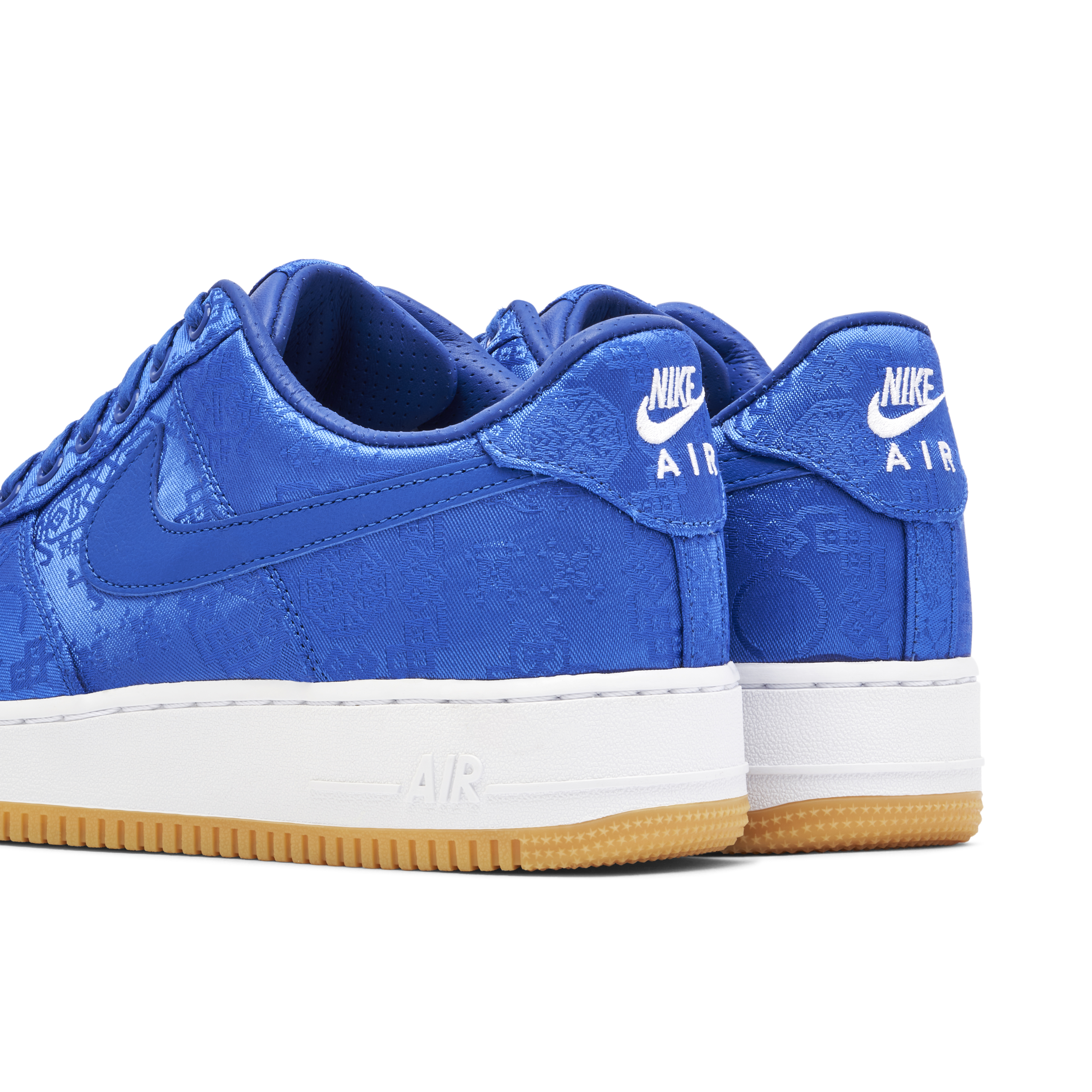 Air Force 1 x Clot Blue Silk