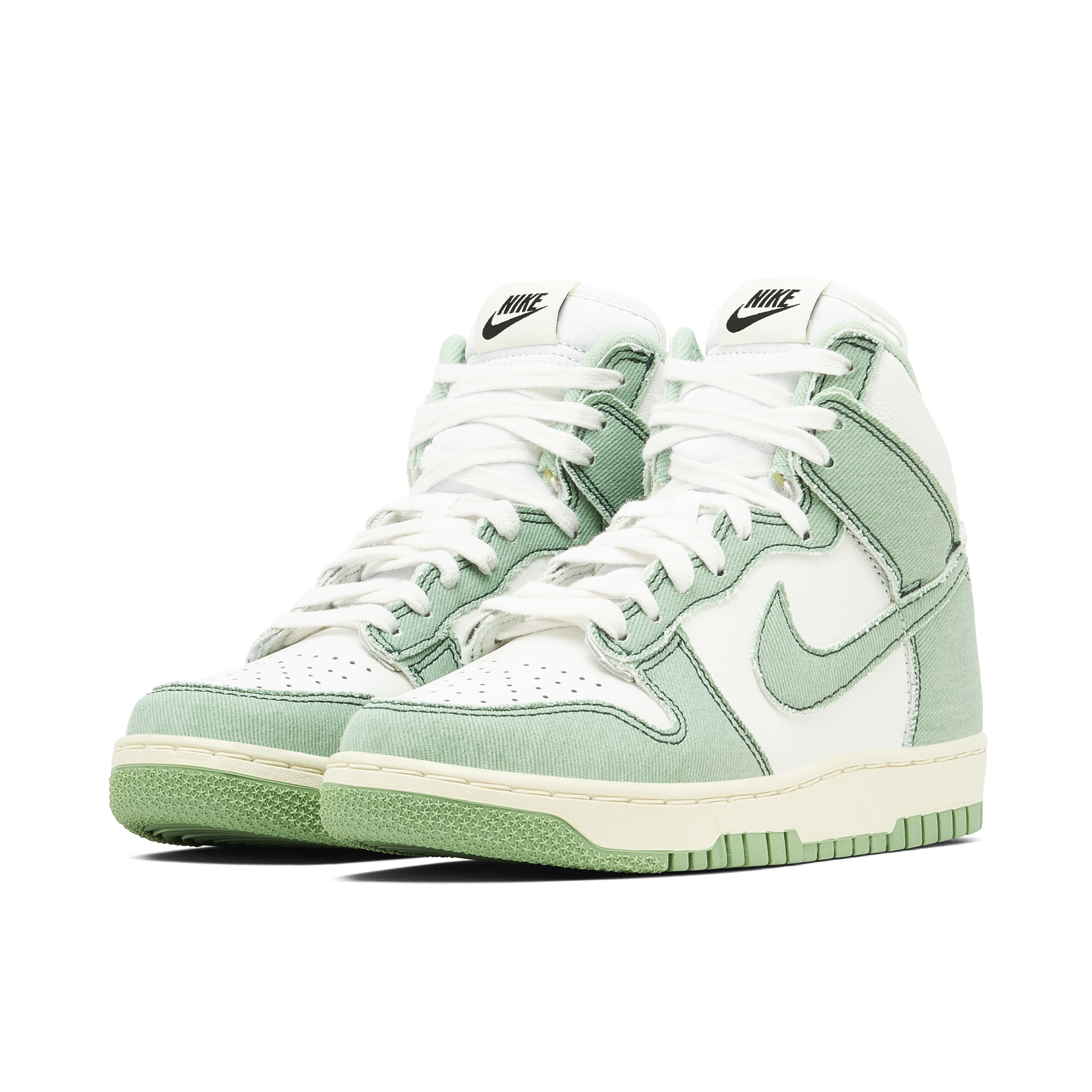 Nike Dunk High 1985 Green Denim