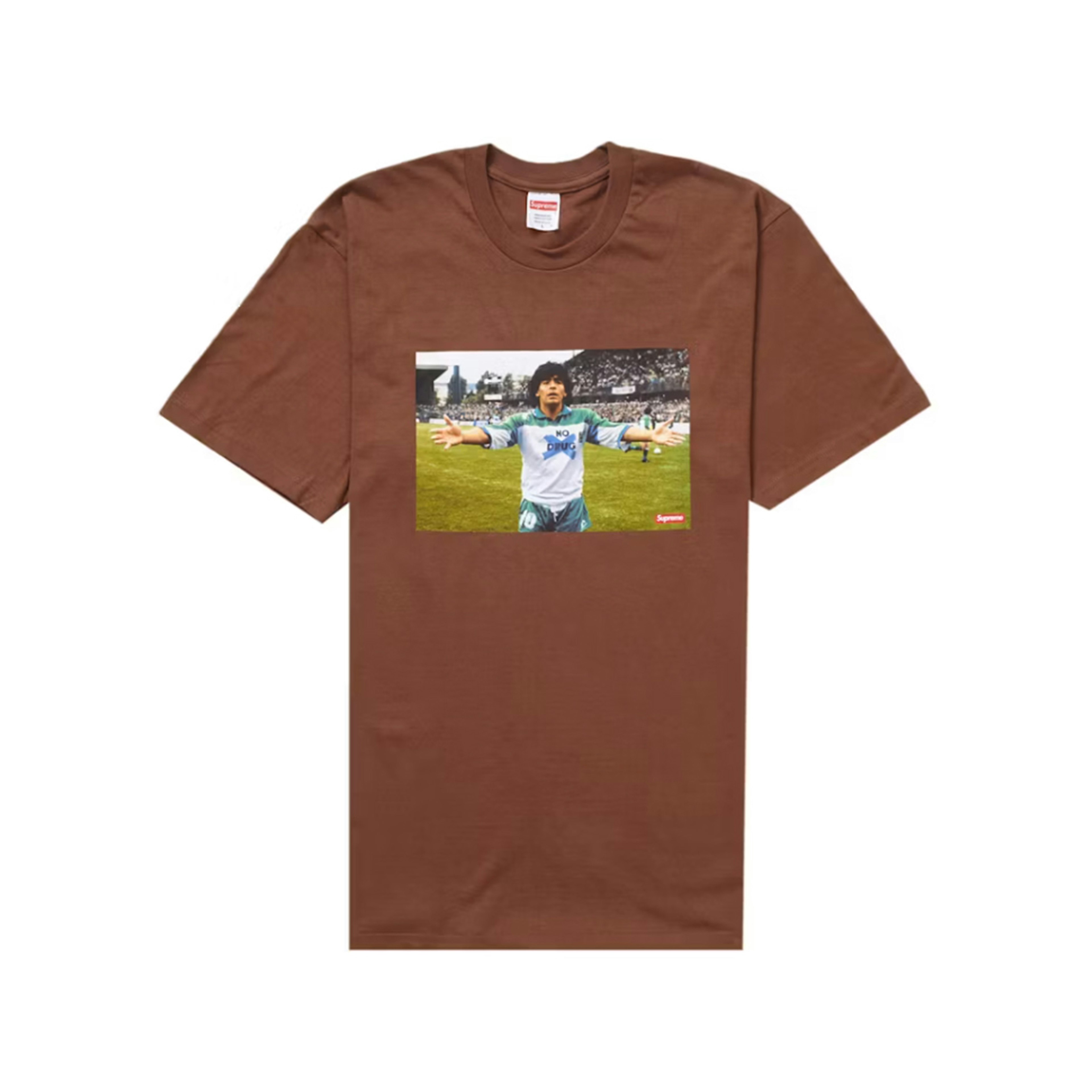 Supreme Maradona Tee Brown