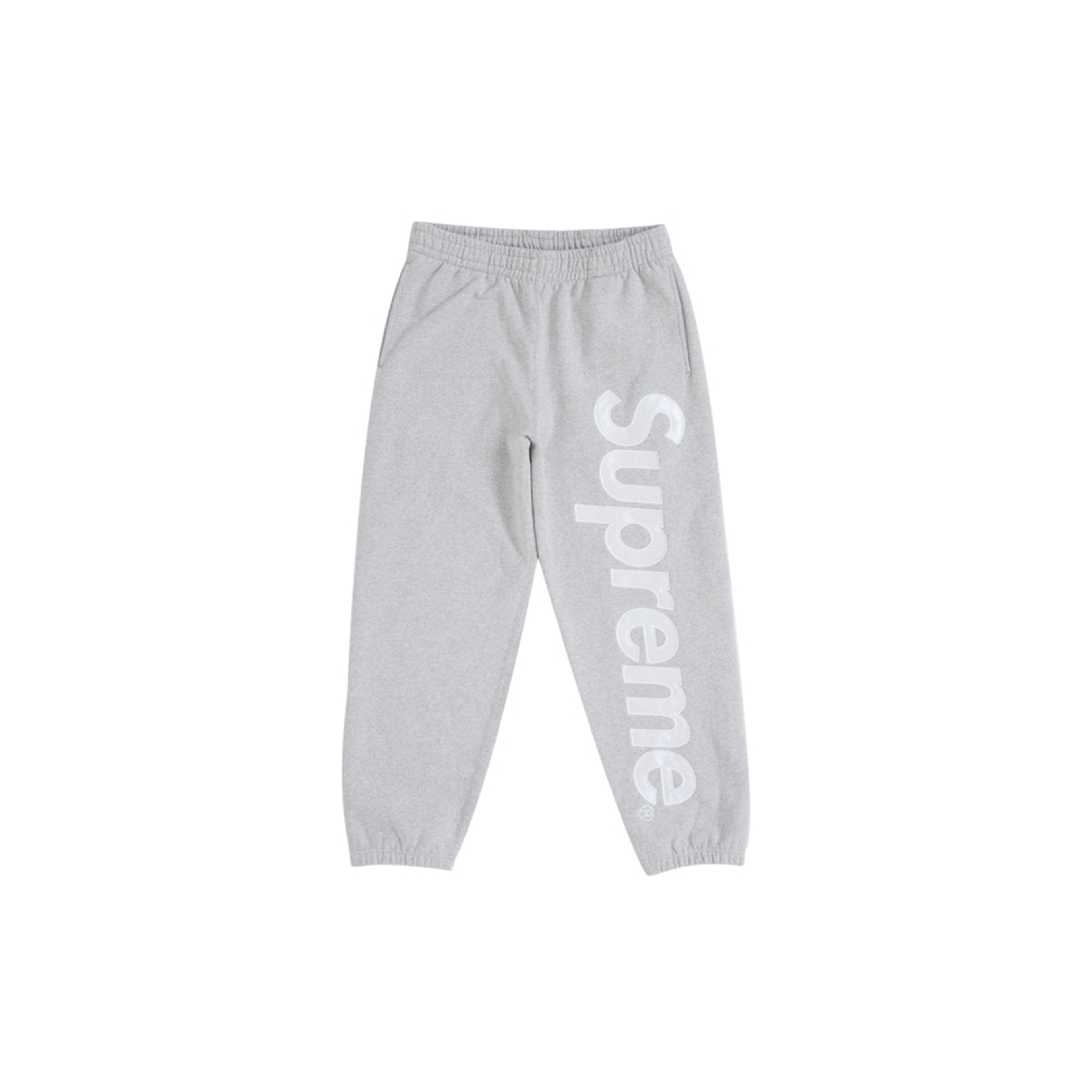 Supreme Satin Appliqué Sweatpant (FW25) Grey