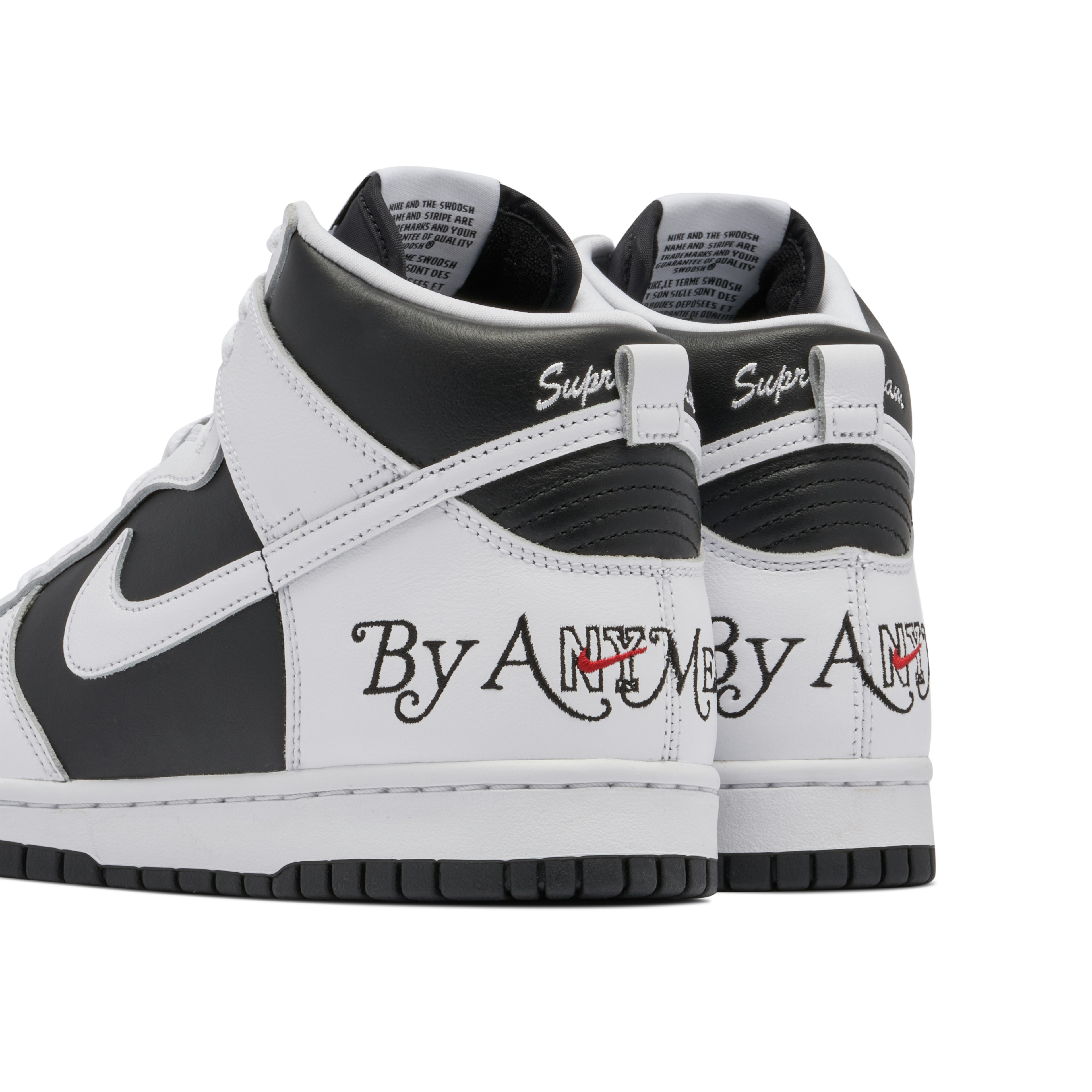 Supreme x Nike SB Dunk High By Any Means Black