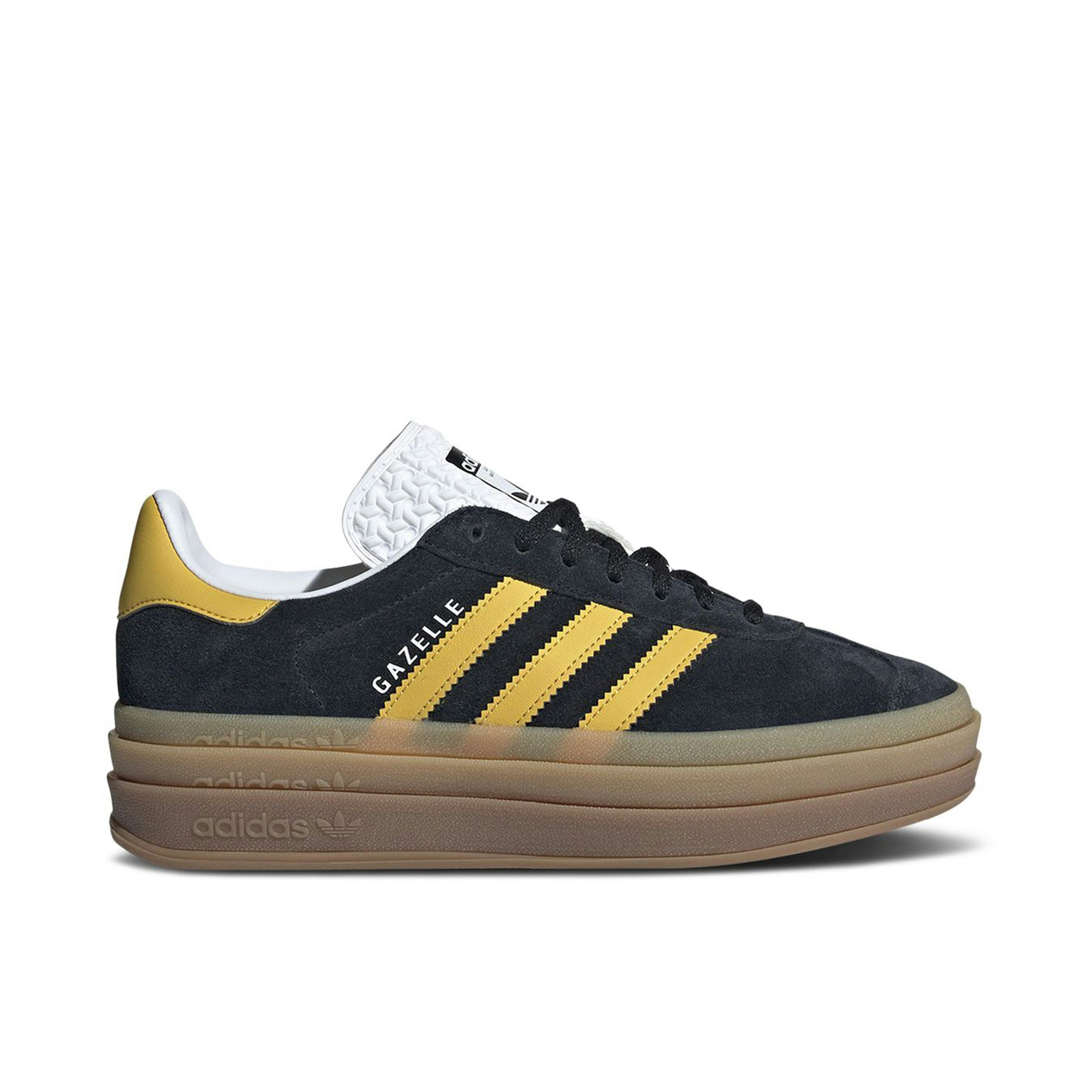 Adidas Gazelle Bold Black Bold Gold Womens