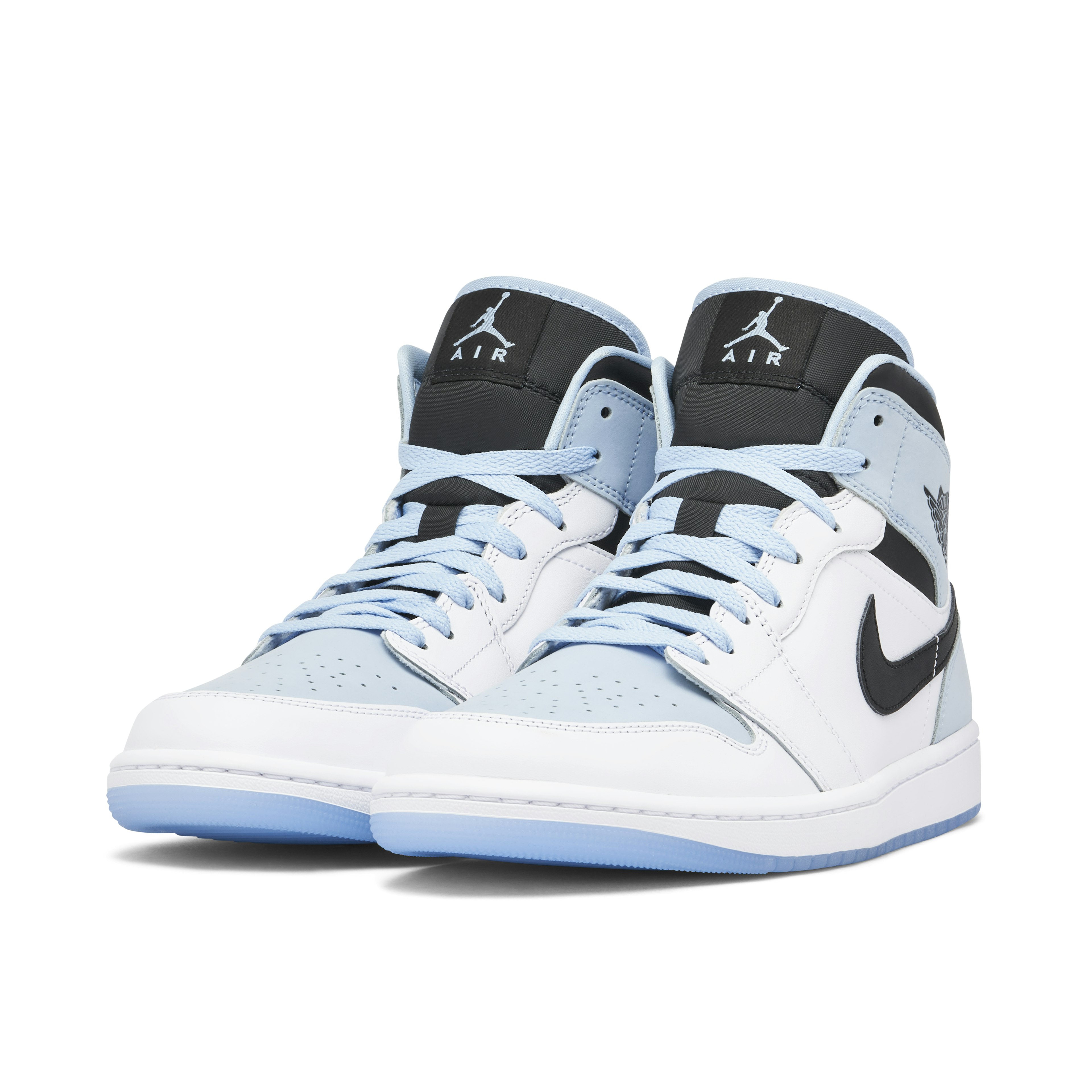 Air Jordan 1 Mid White Black Blue
