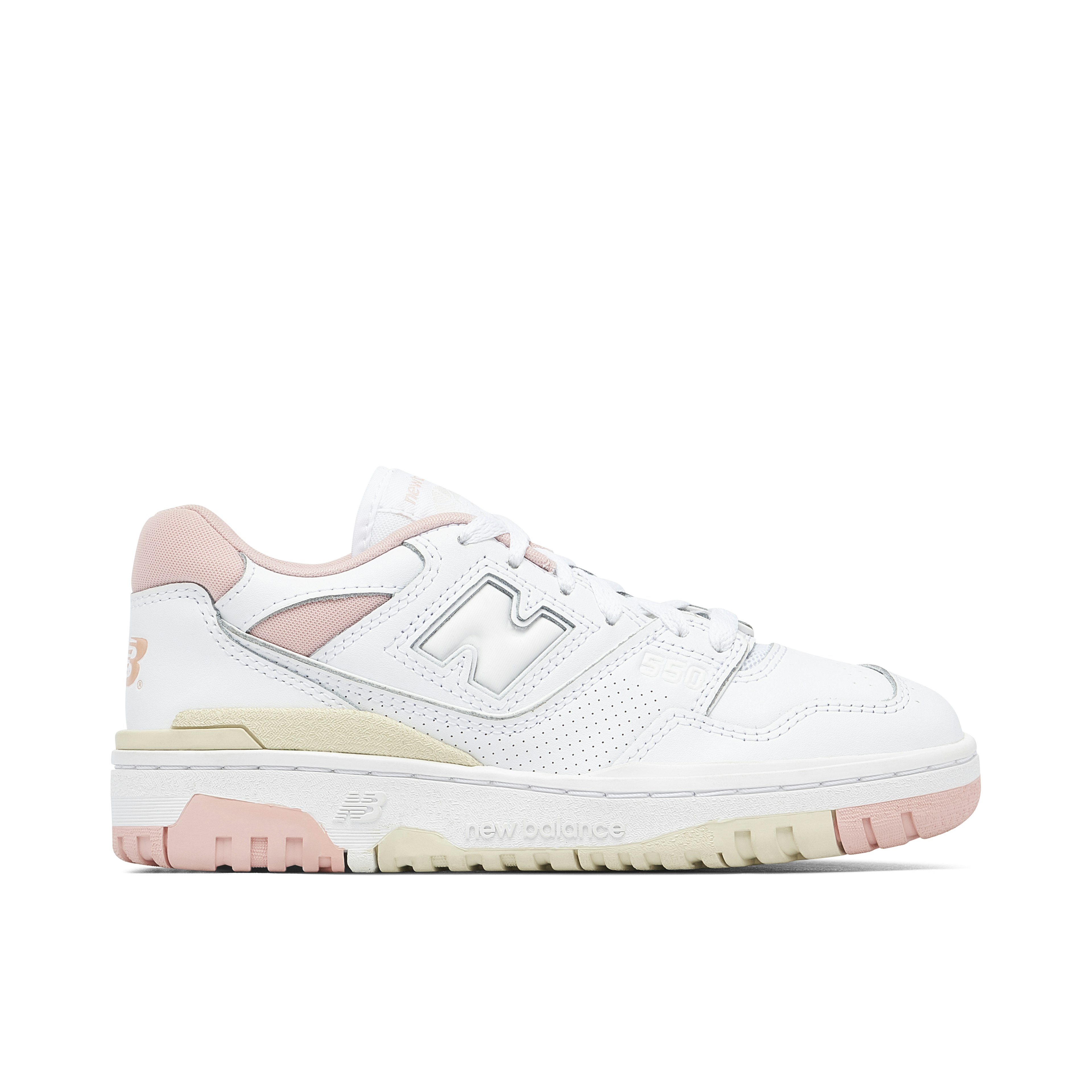 New Balance 550 White Pink Cream Femme