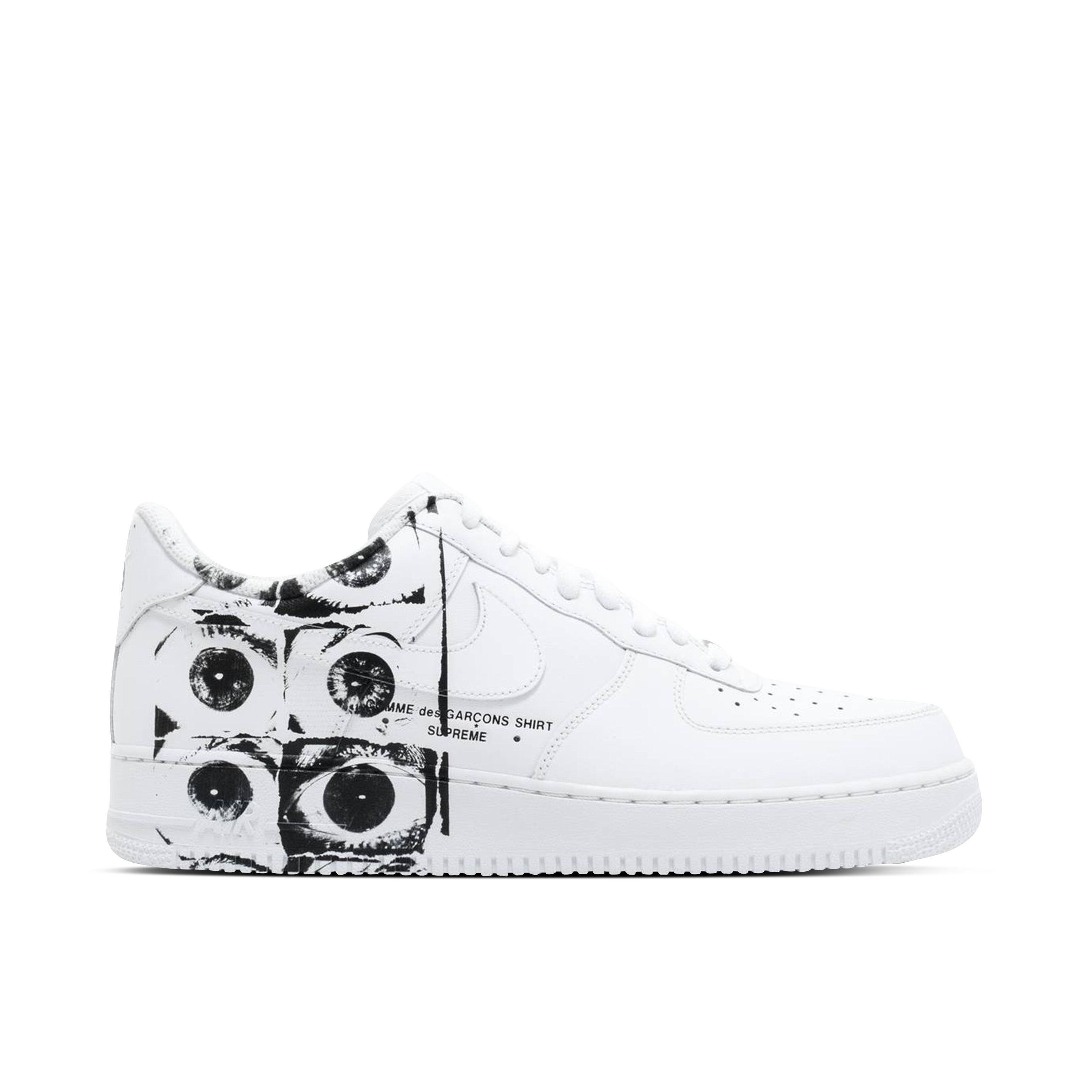 Nike Air Force 1 Low x Comme Des Garcons x Supreme Eyes White 