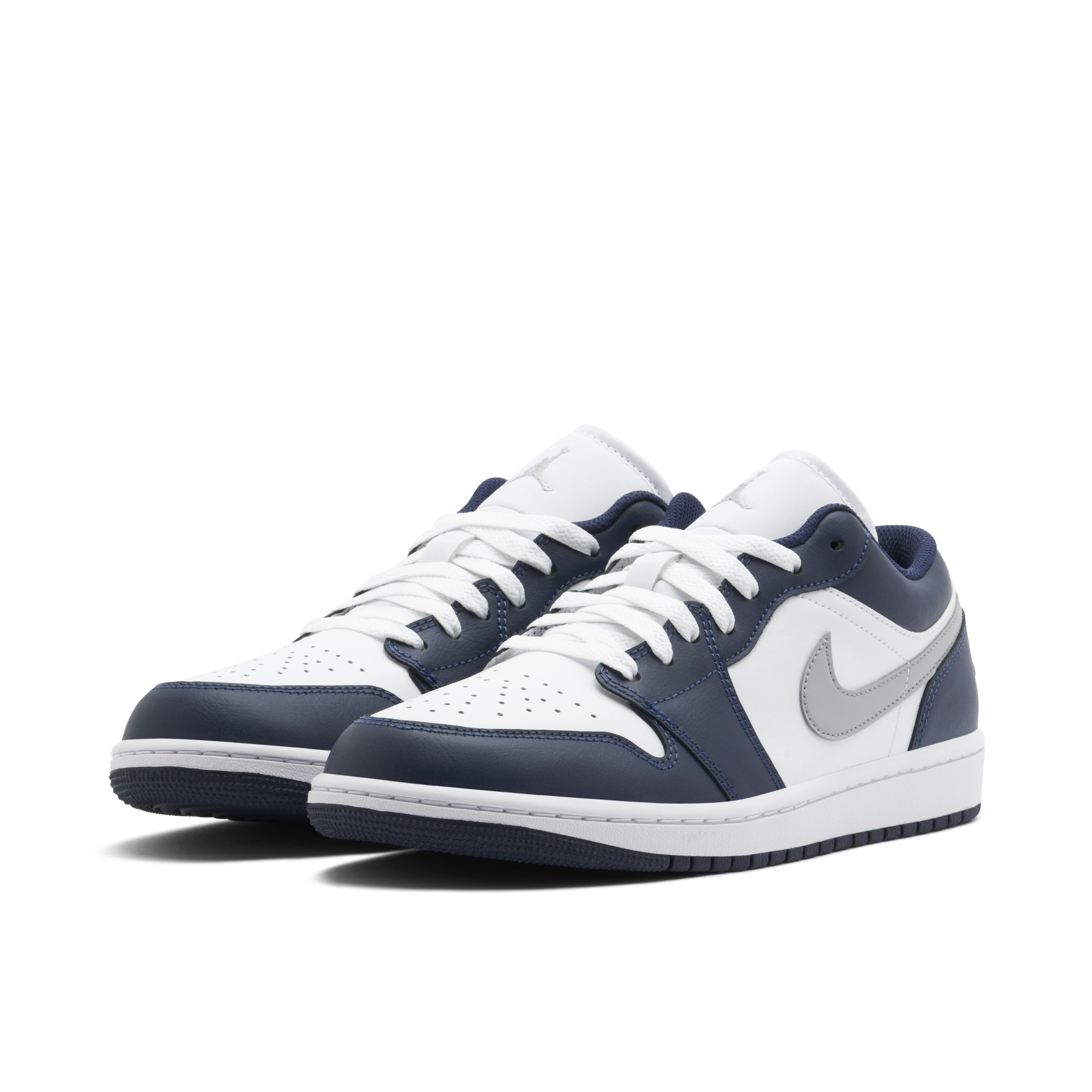 Air Jordan 1 Low Wolf Grey Midnight Navy