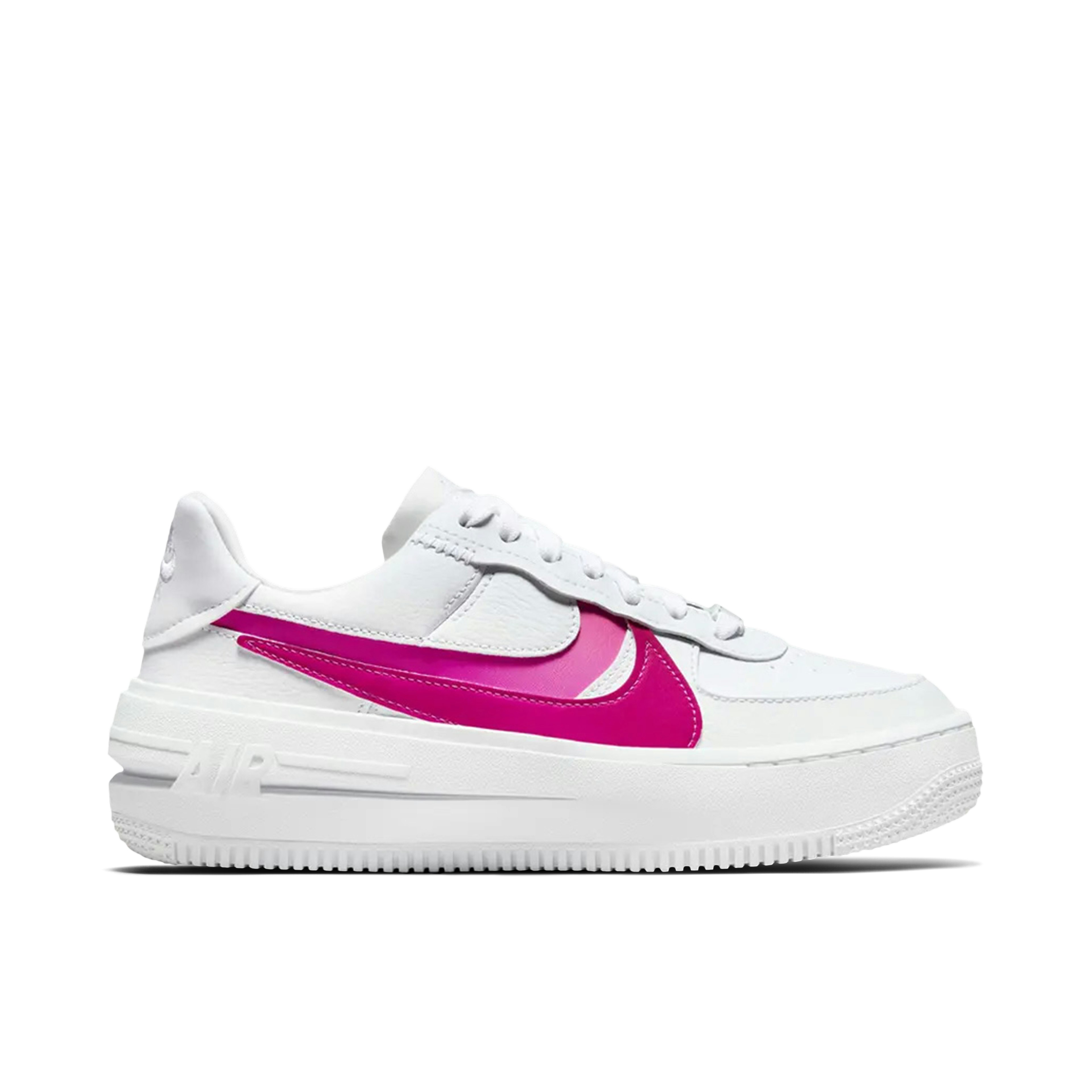 Nike Air Force 1 PLT.AF.ORM White Fireberry Womens