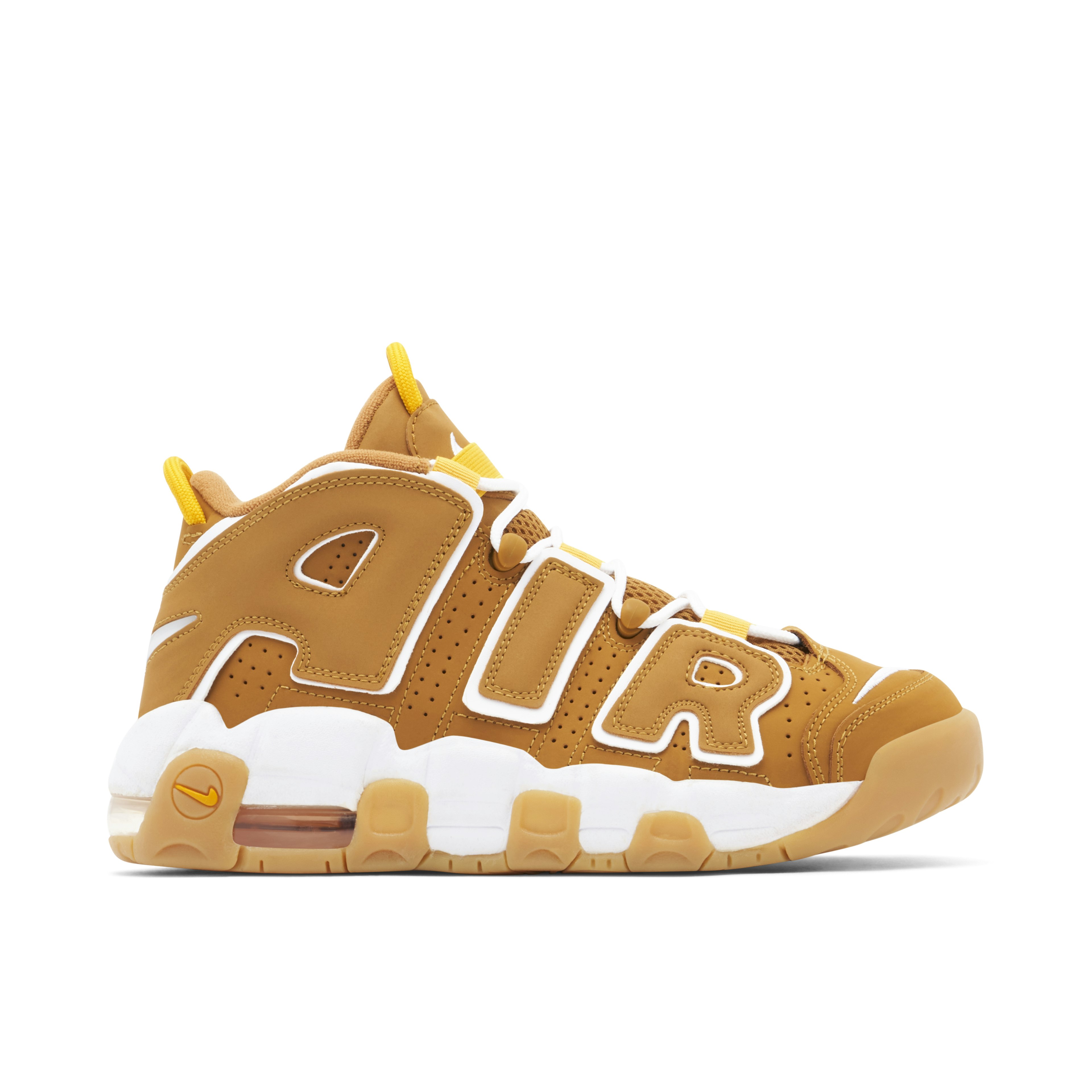 nike comme Air More Uptempo Wheat GS