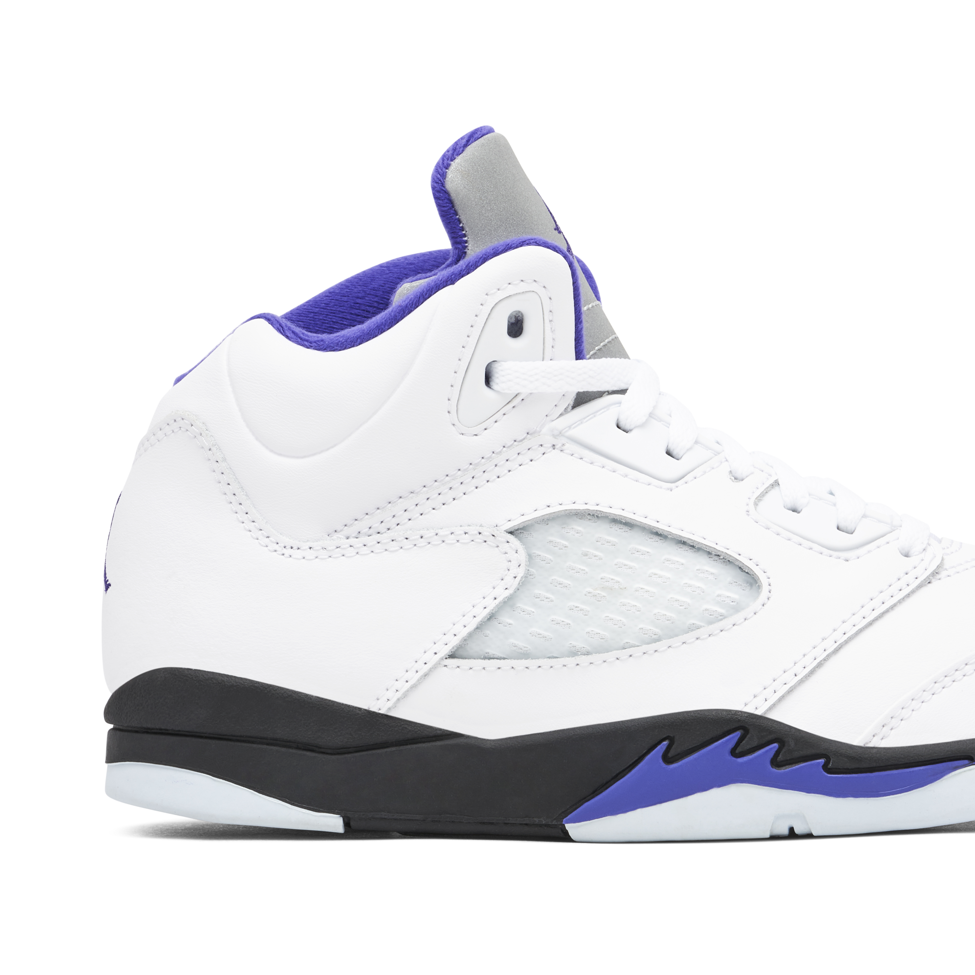 Jordan 5 shops purple and white