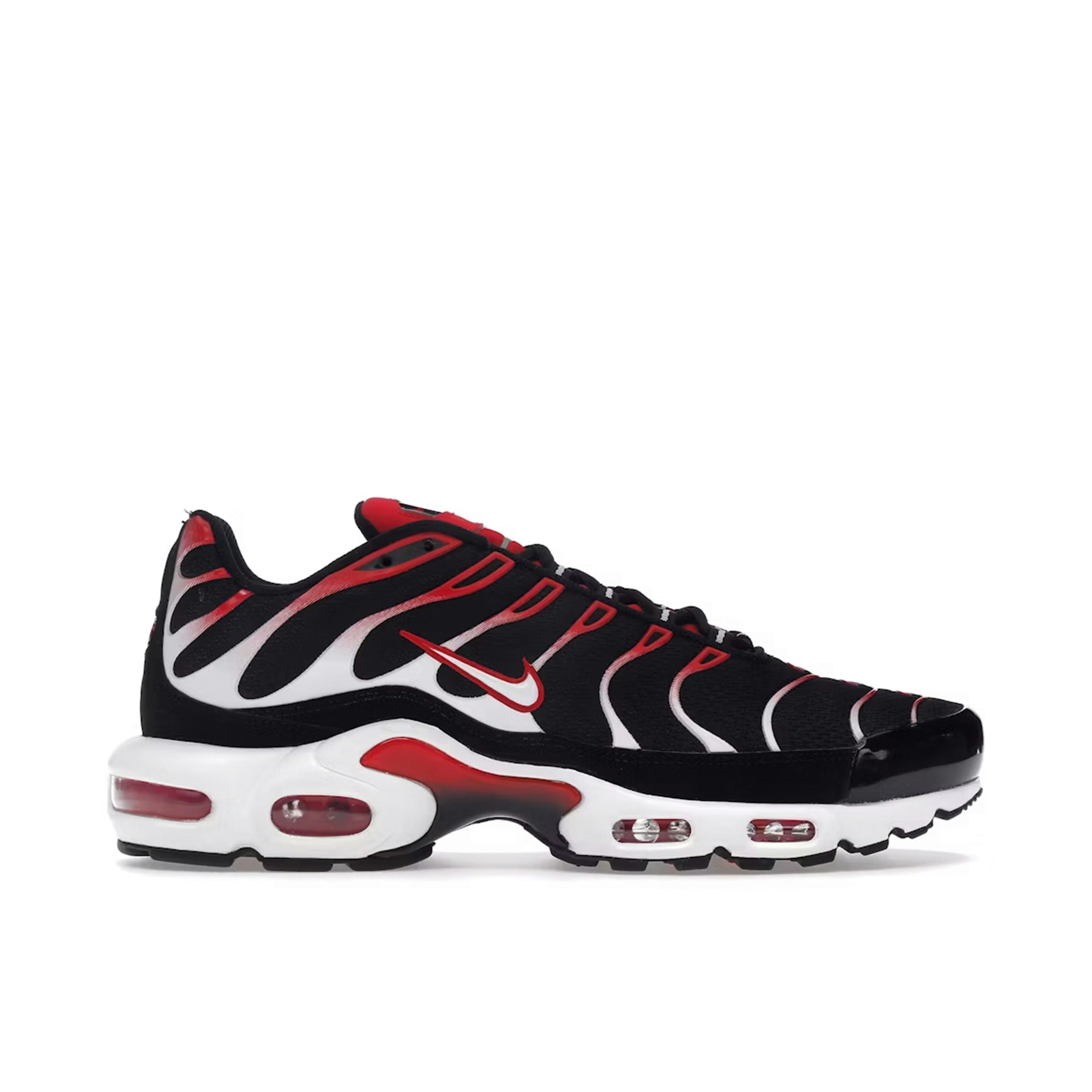 Nike Air Max Plus Black White University Red 2022