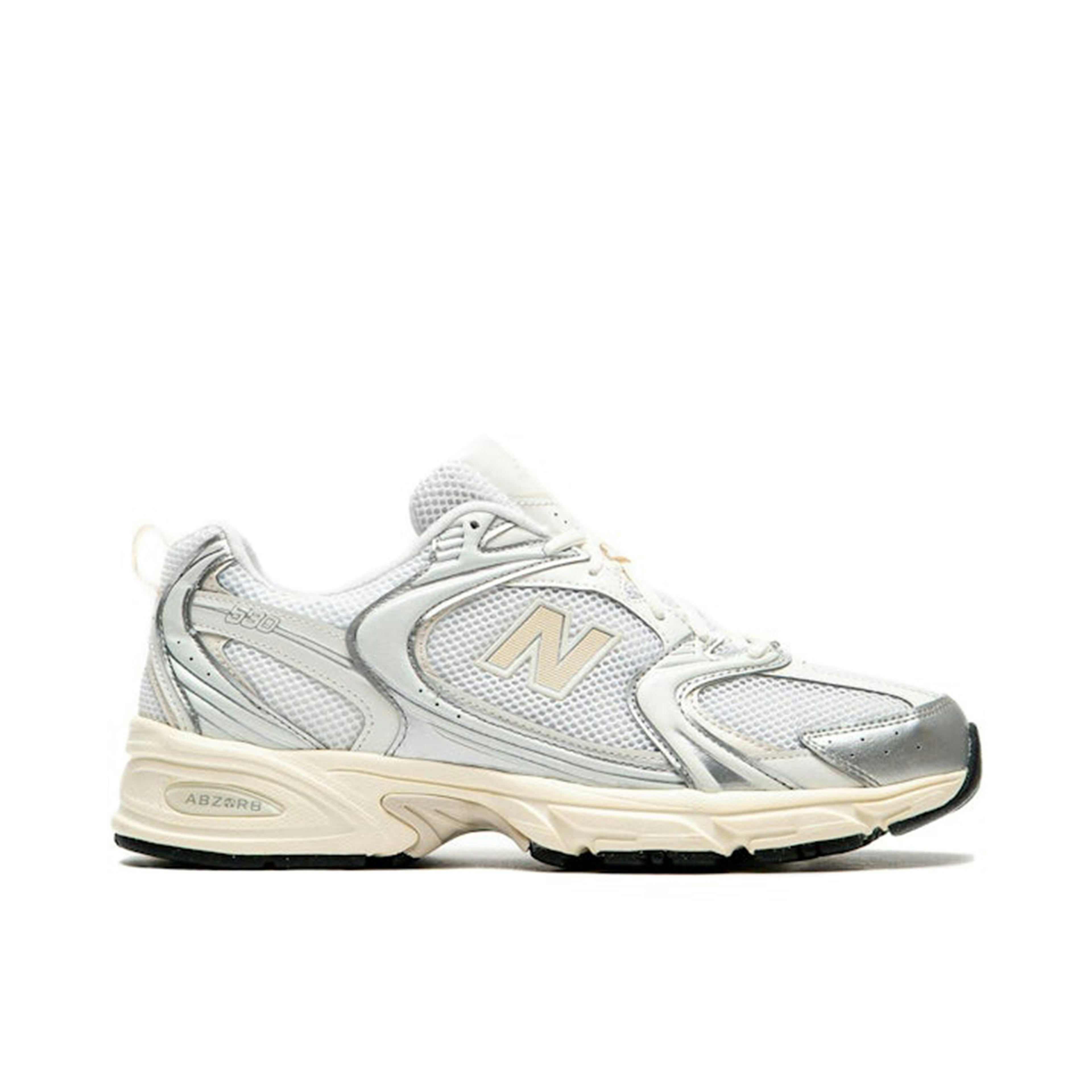 New Balance 530 Silver Metallic Linen