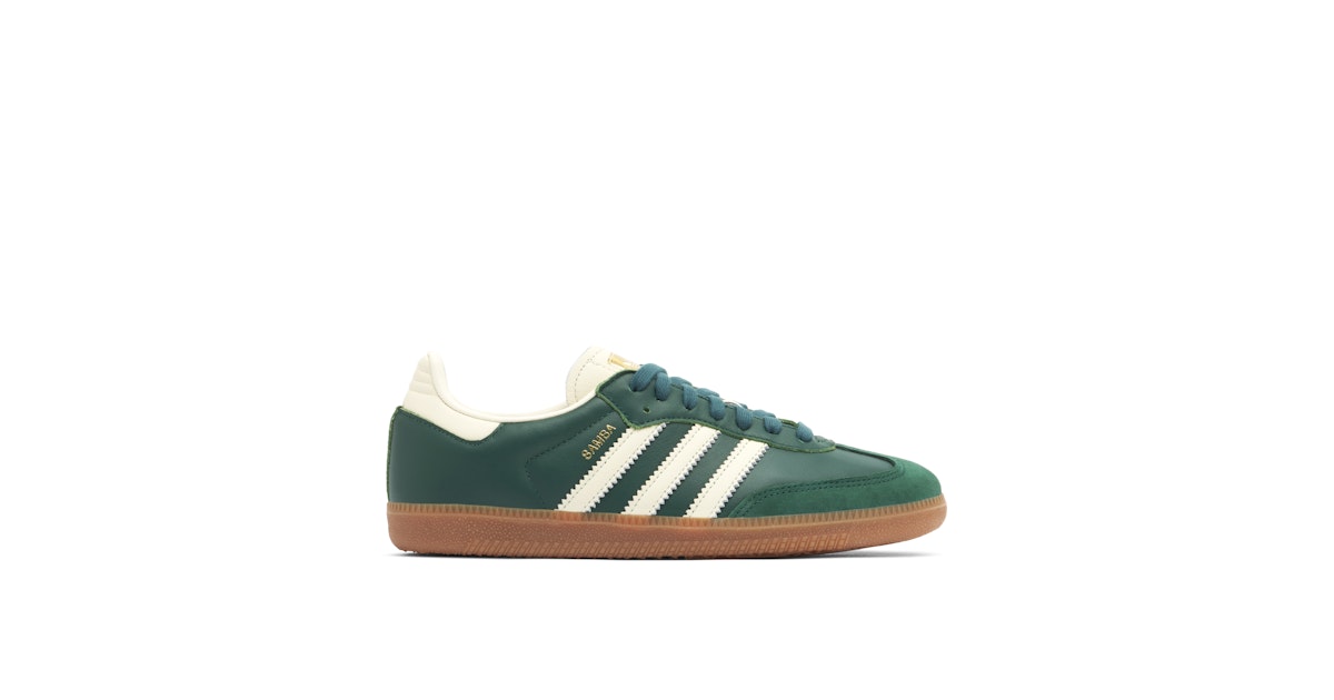 Adidas Samba OG Collegiate Green Cream White IE0872 Laced