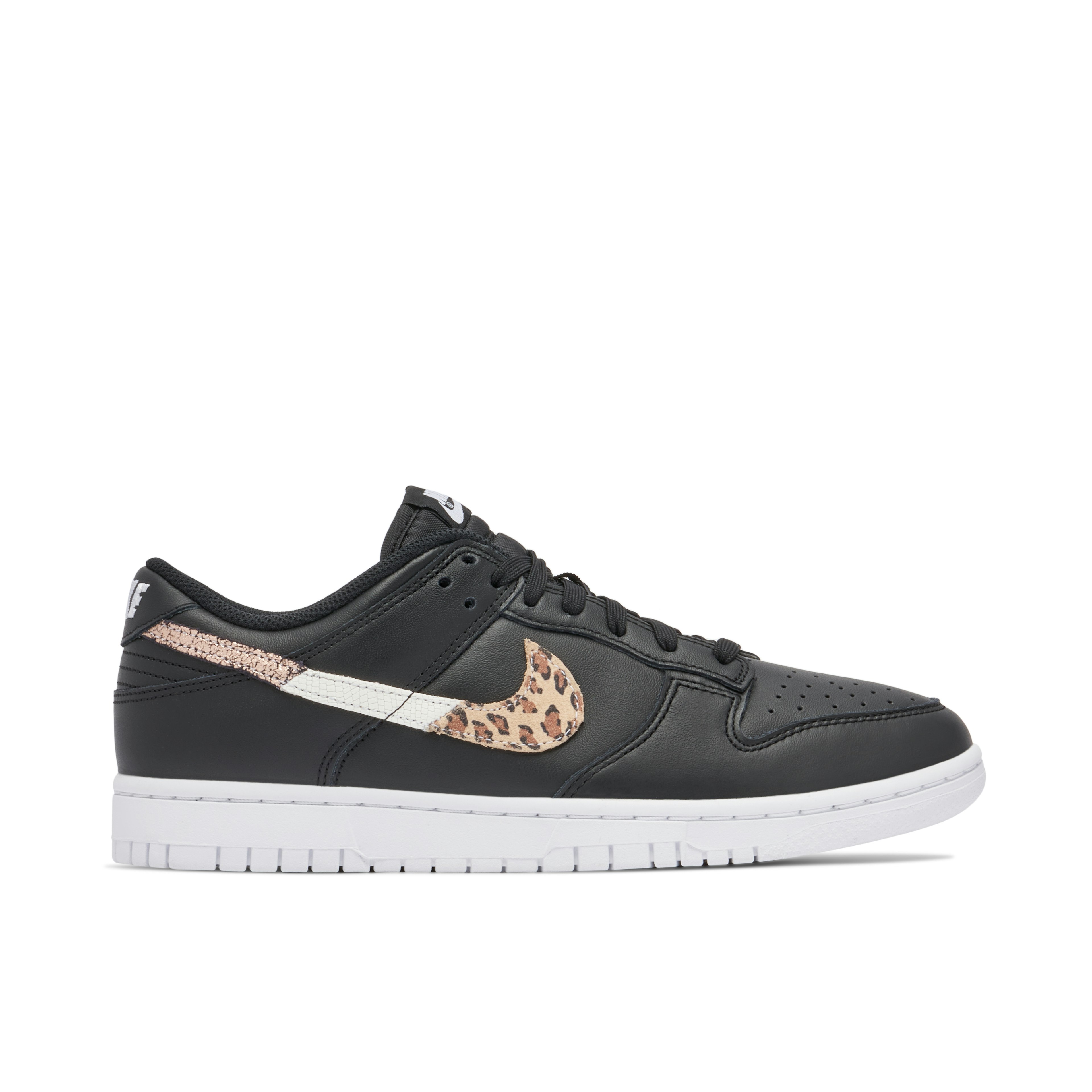 Nike Dunk Low Leopard Black Femme