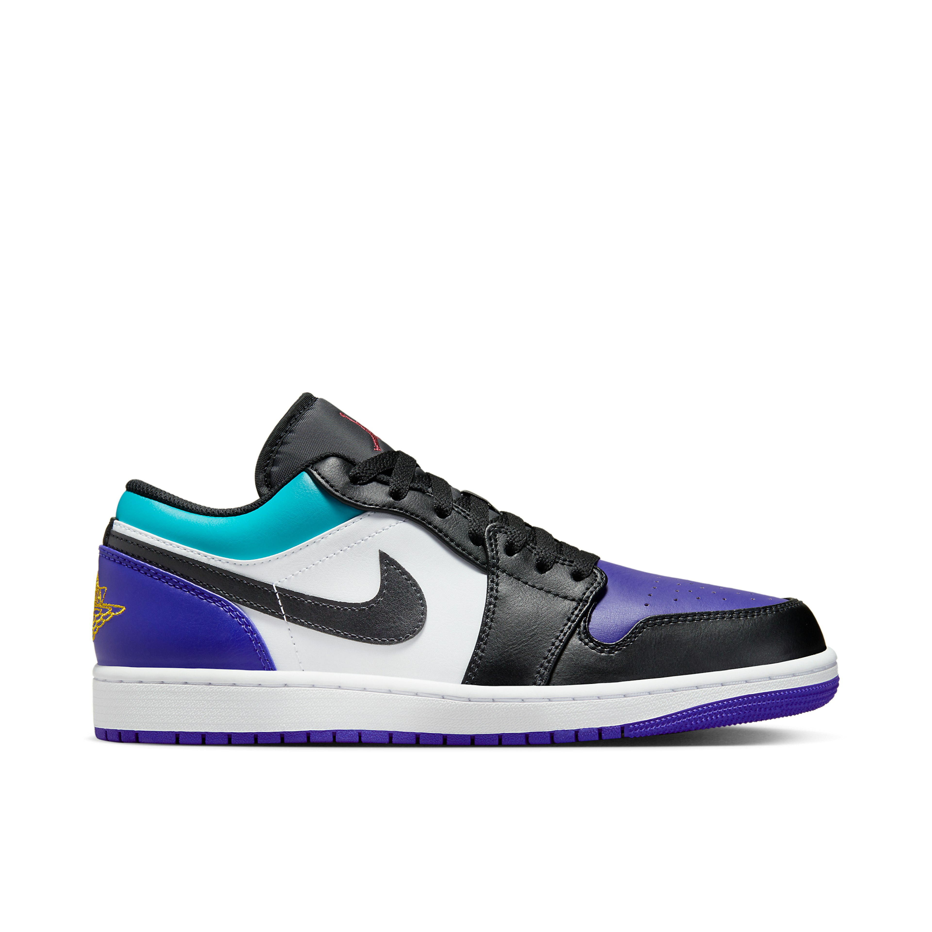 Air Jordan 1 Low Black Purple Teal