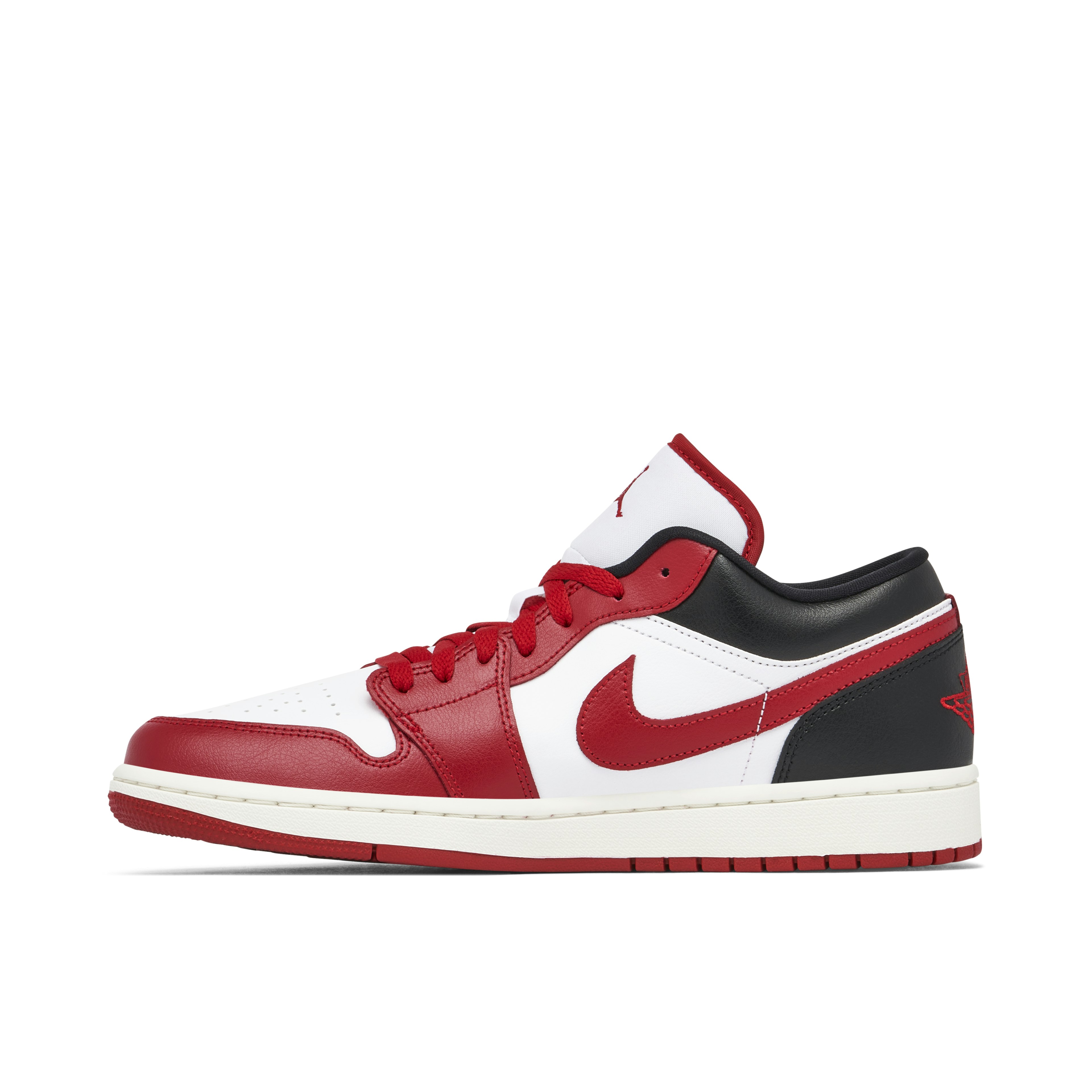 Air Jordan 1 Low White Gym Red Womens
