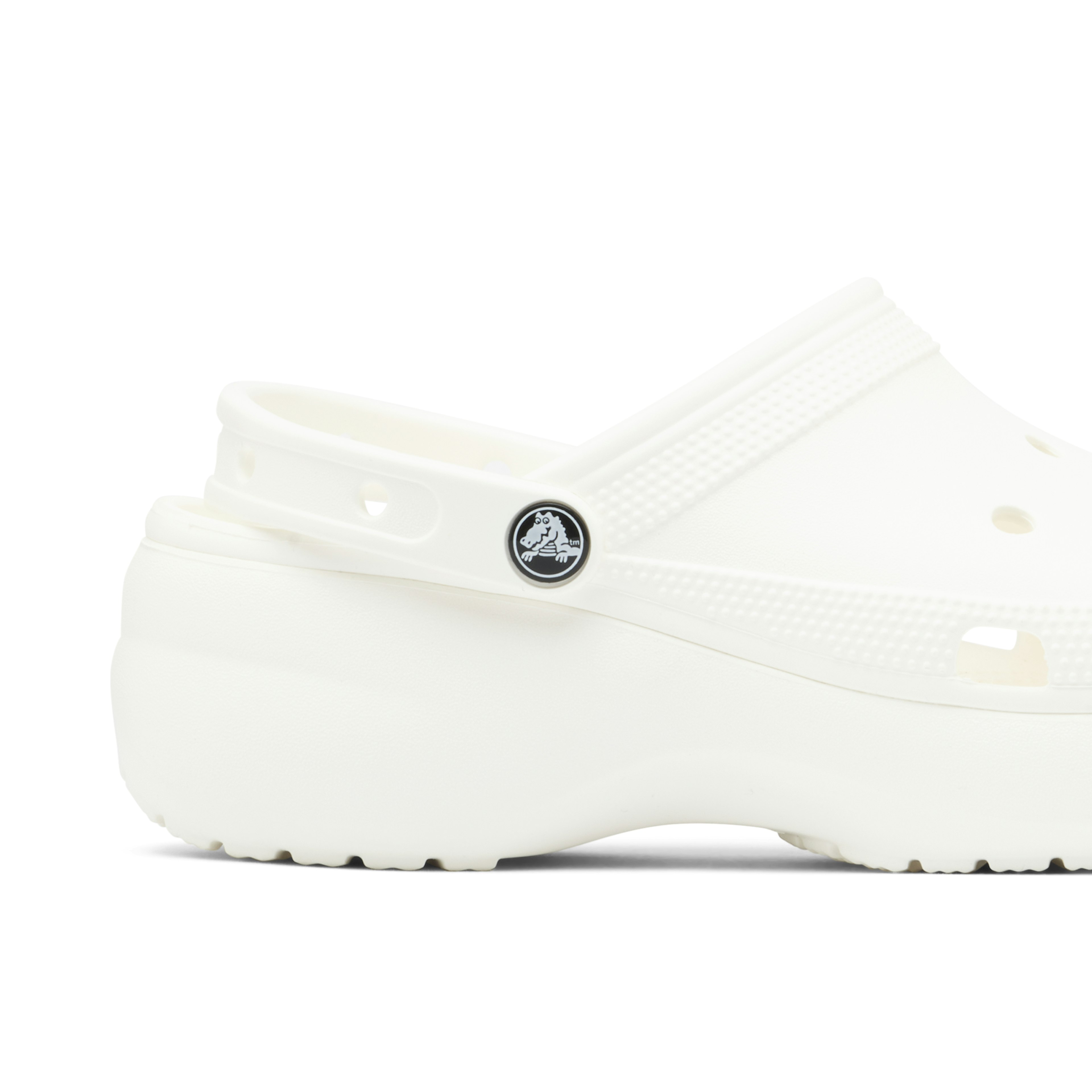 Crocs Classic Platform Clog White Womens