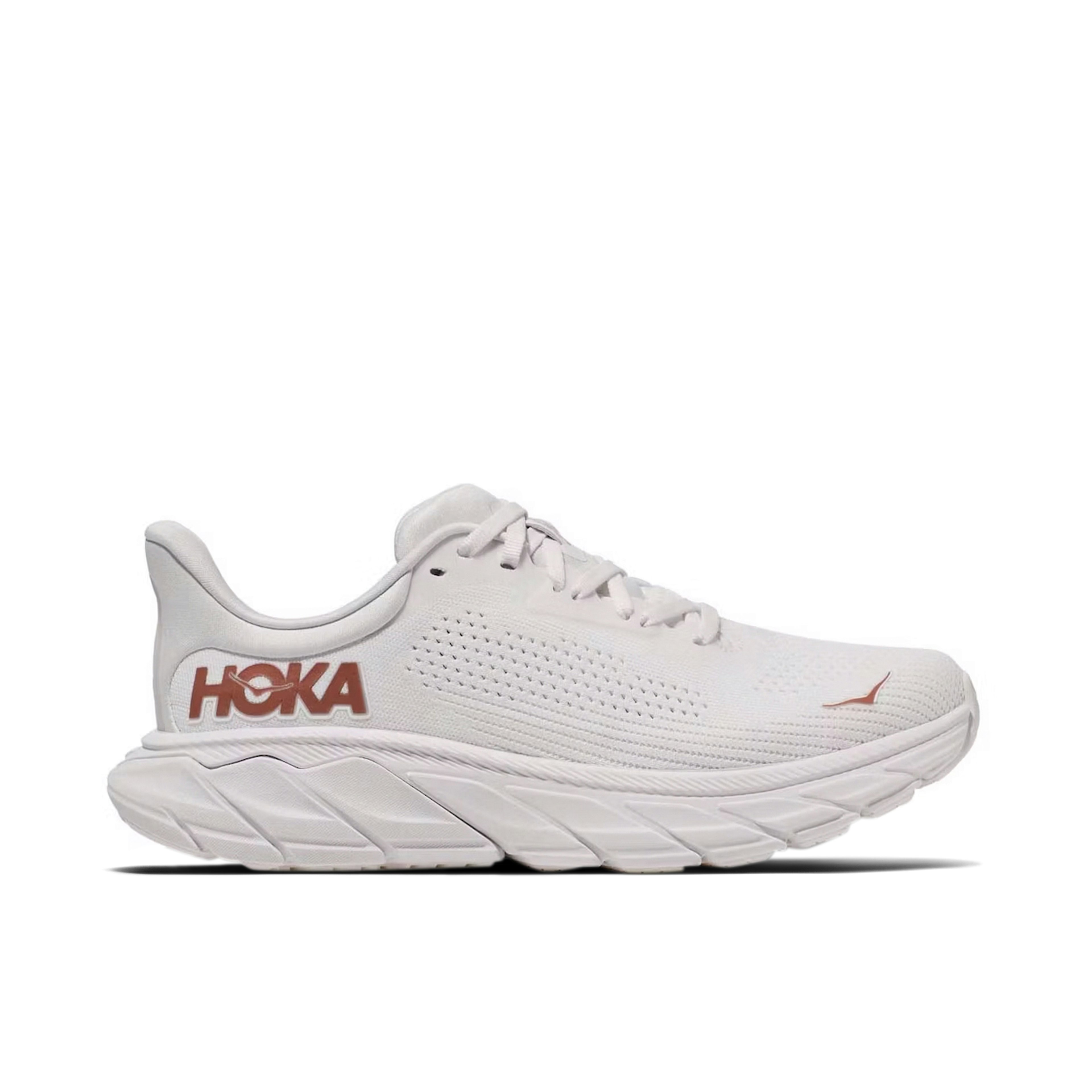 Hoka One One Arahi 7 Blanc De Blanc Rose Gold Womens