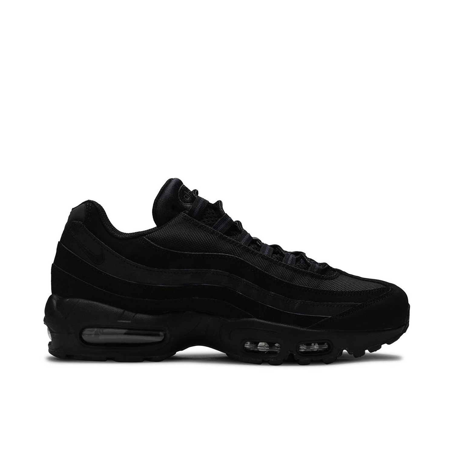 Nike Air Max 95 Triple Black 609048 092 Laced