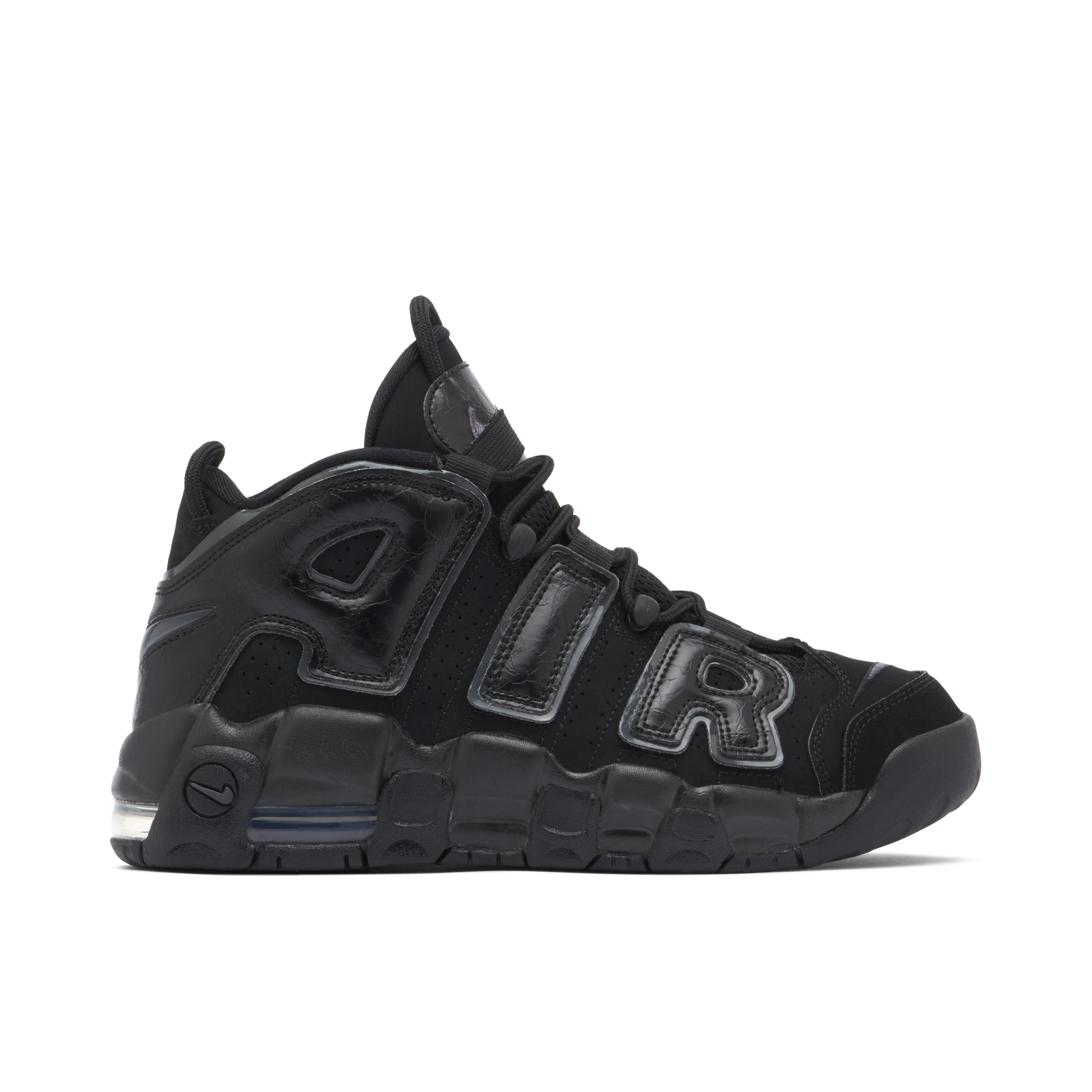 Nike Air More Uptempo Anthracite GS FV2264 001 Laced