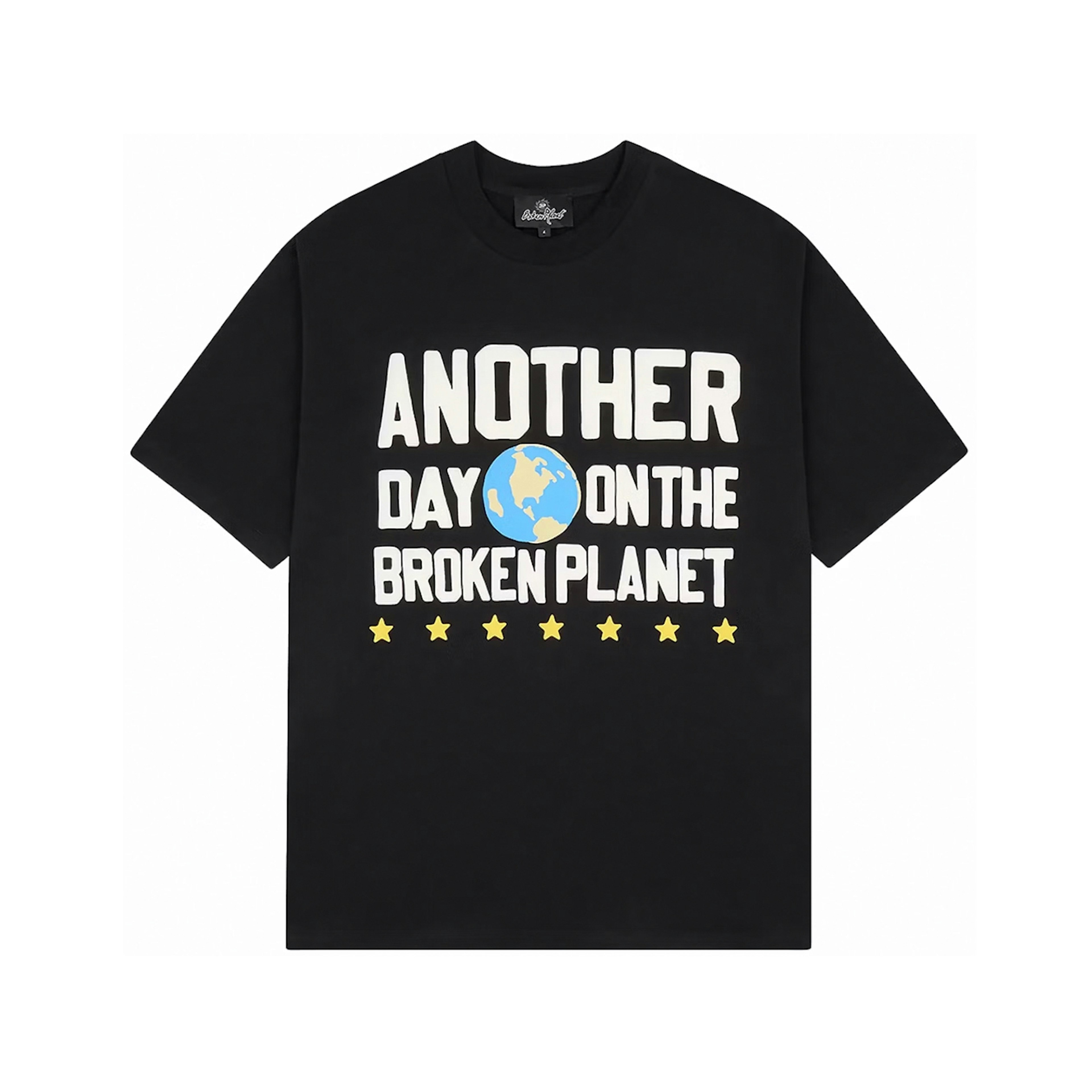 Broken Planet Another Day Midnight Black T-Shirt