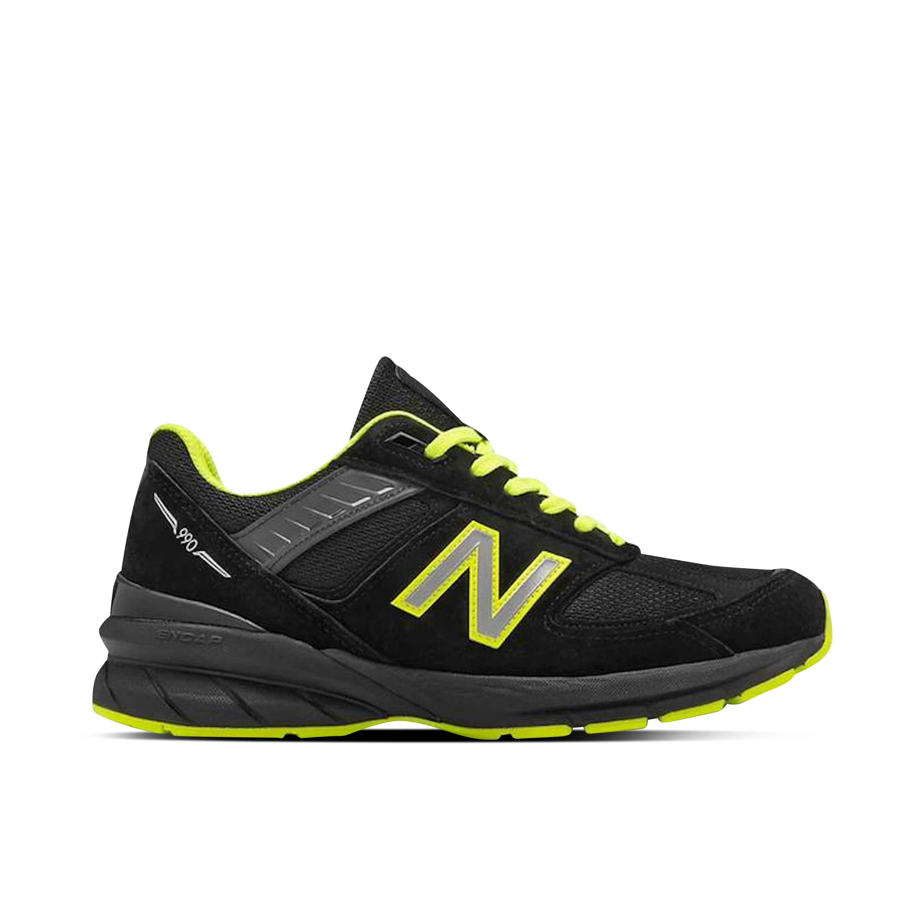 New Balance 990V5 Black Yellow | M990BY5 | Laced