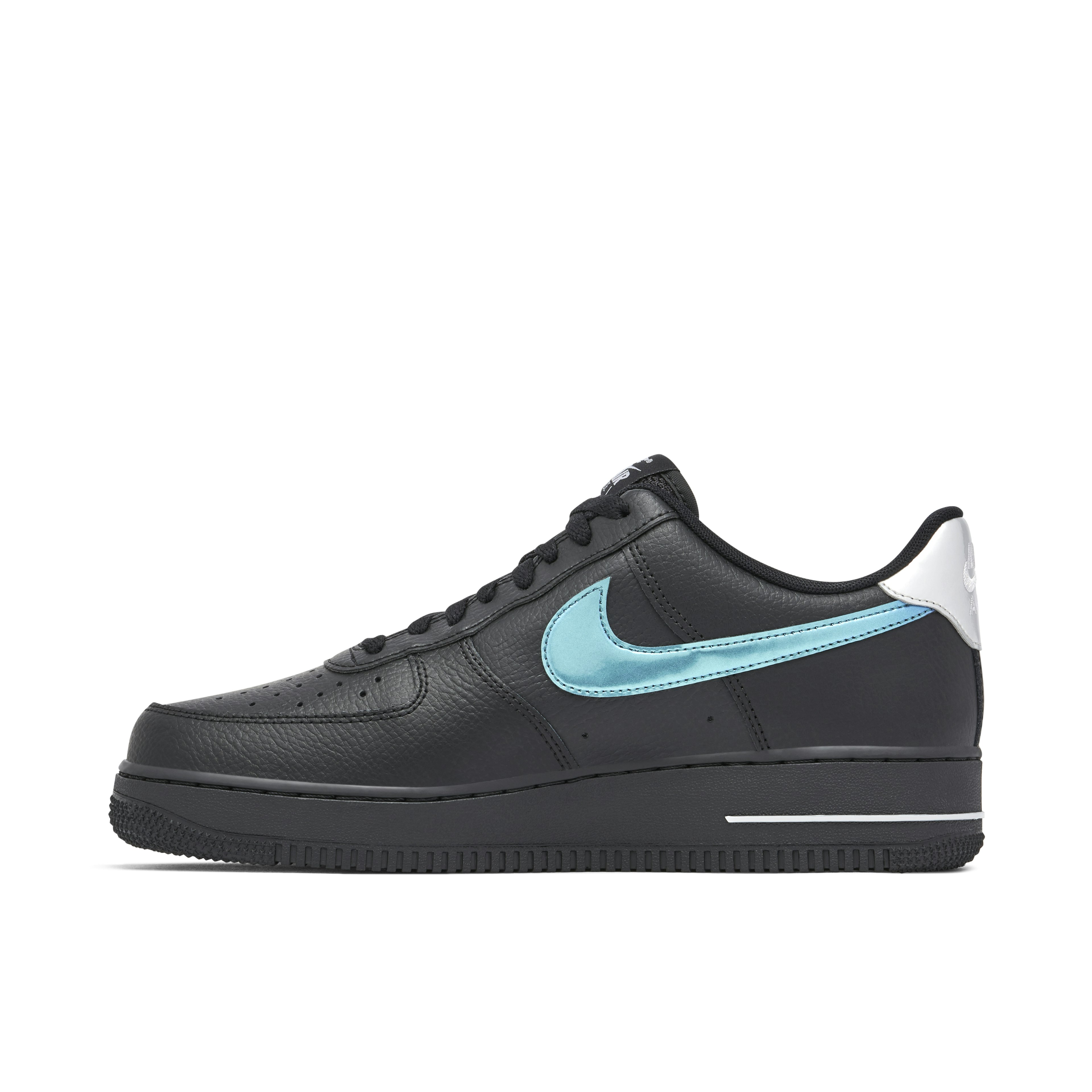 Nike Air Force 1 Low Black Blue Lightning
