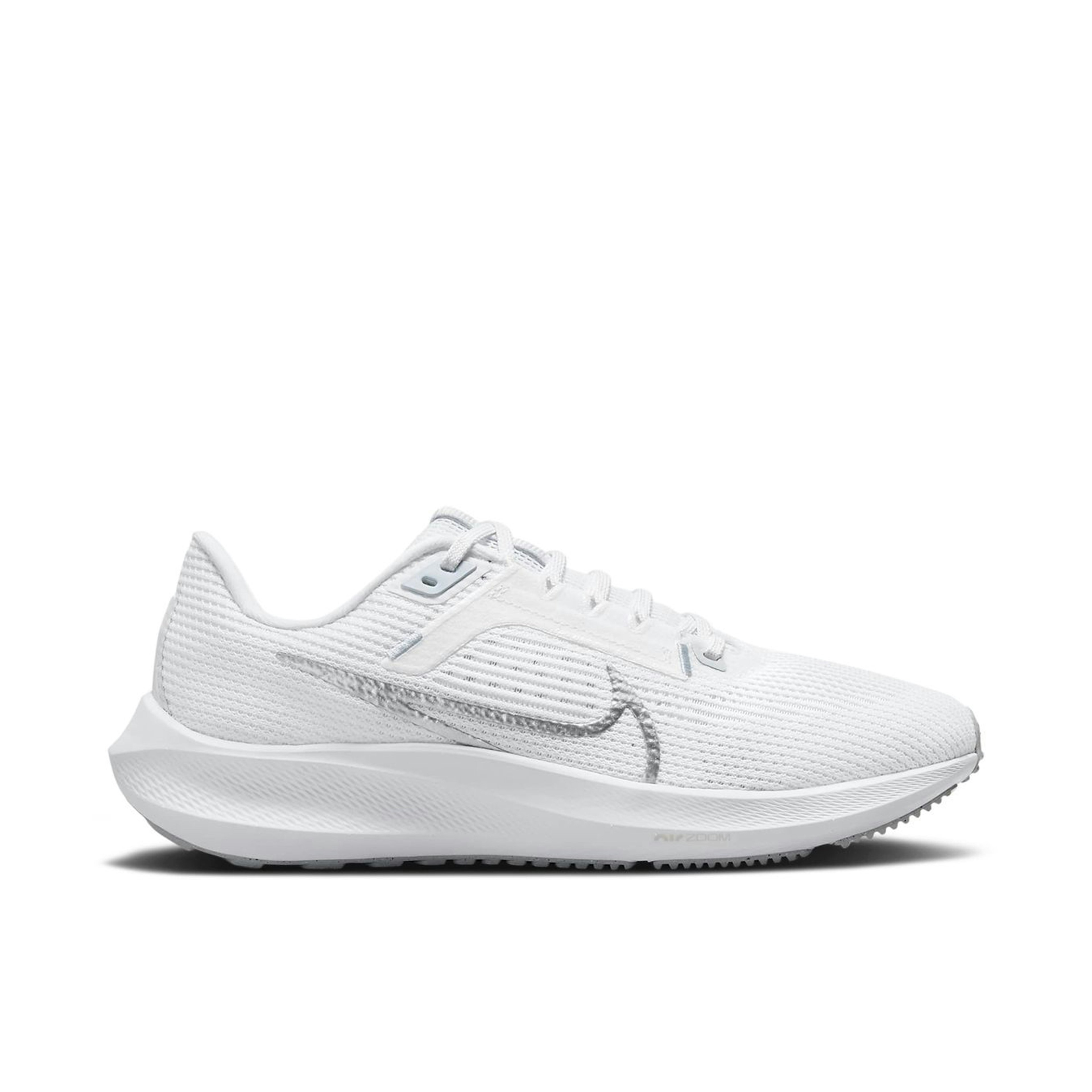 Nike Pegasus 40 White Metallic Silver Womens