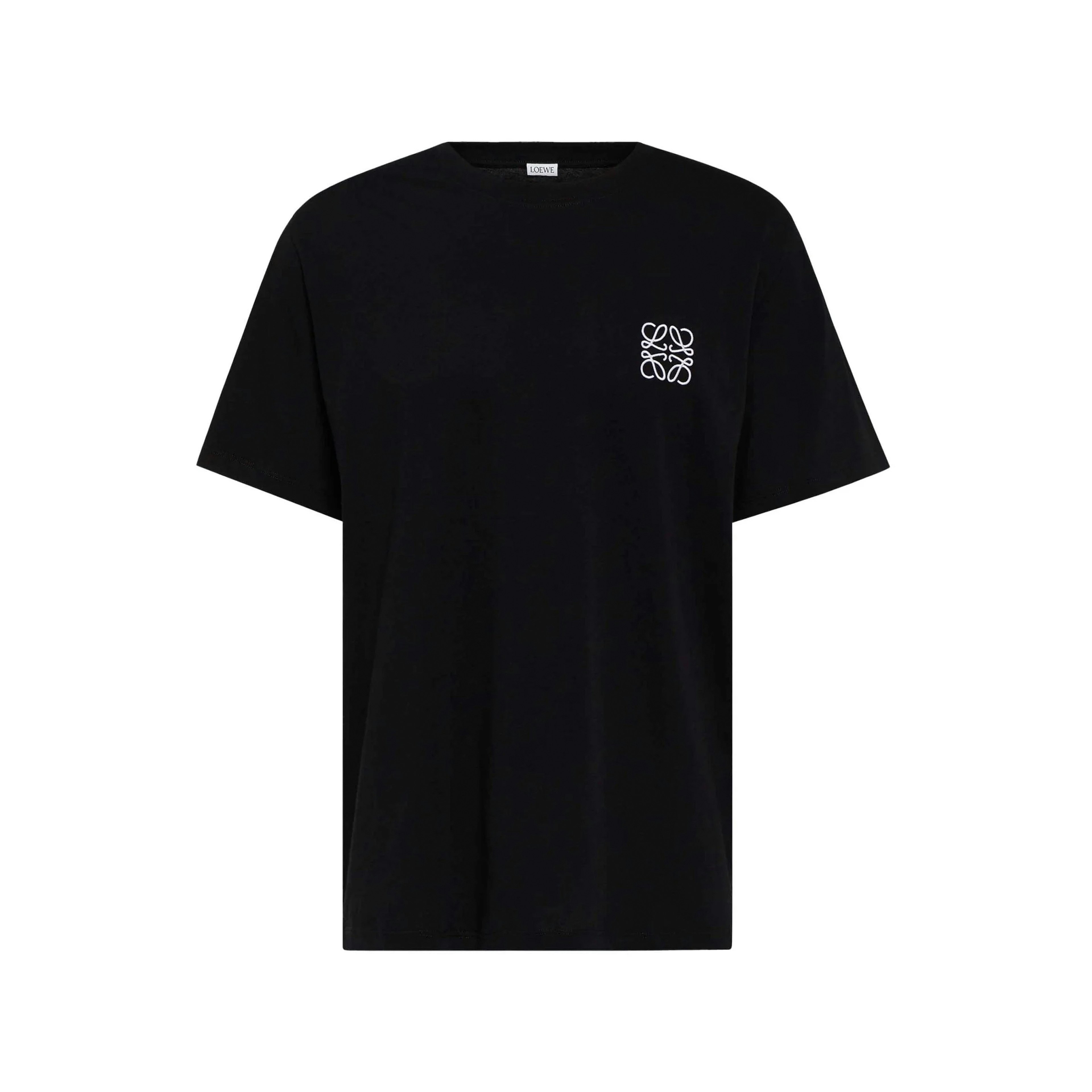 Loewe Anagram Cotton T-Shirt Black
