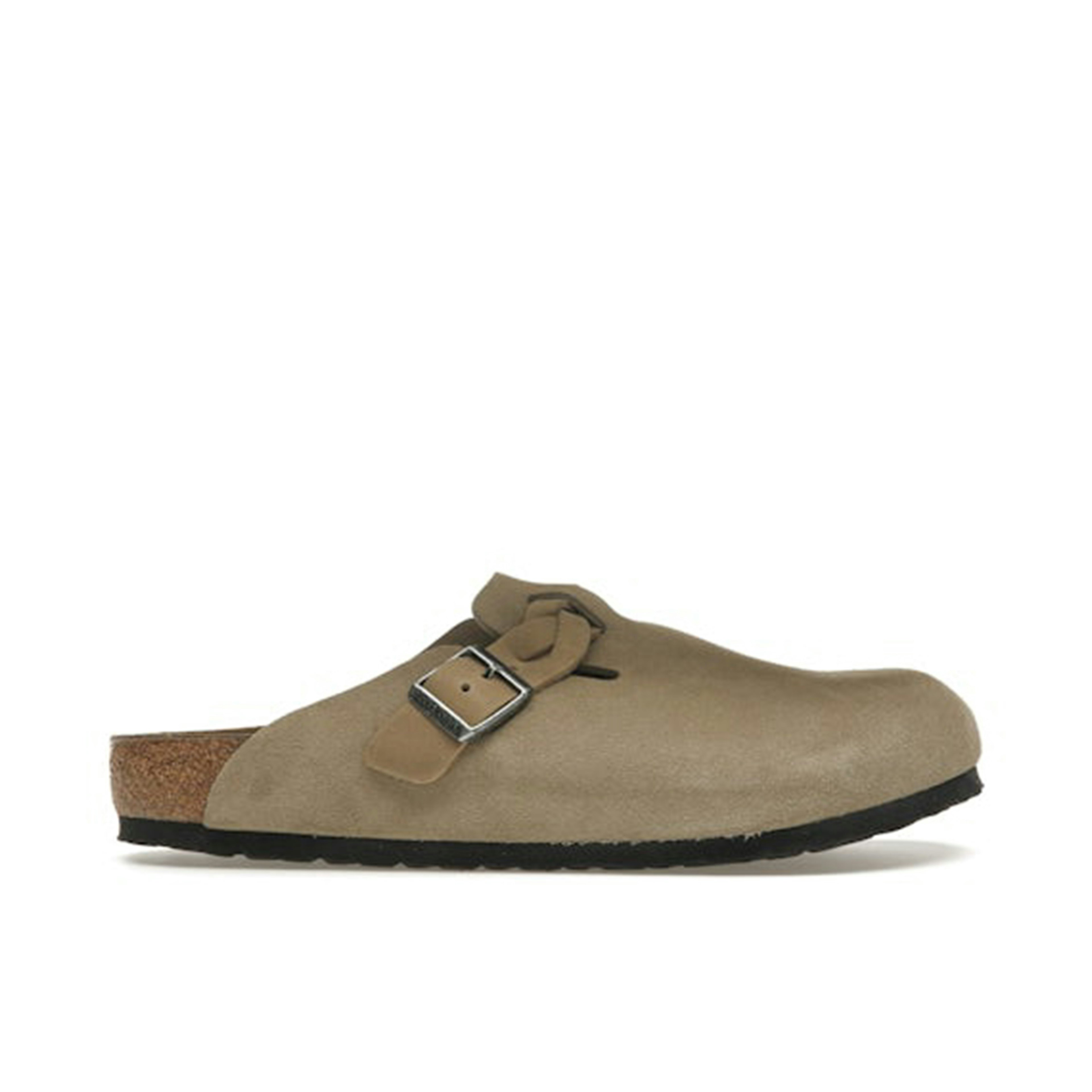 Birkenstock Boston Braided Suede Taupe