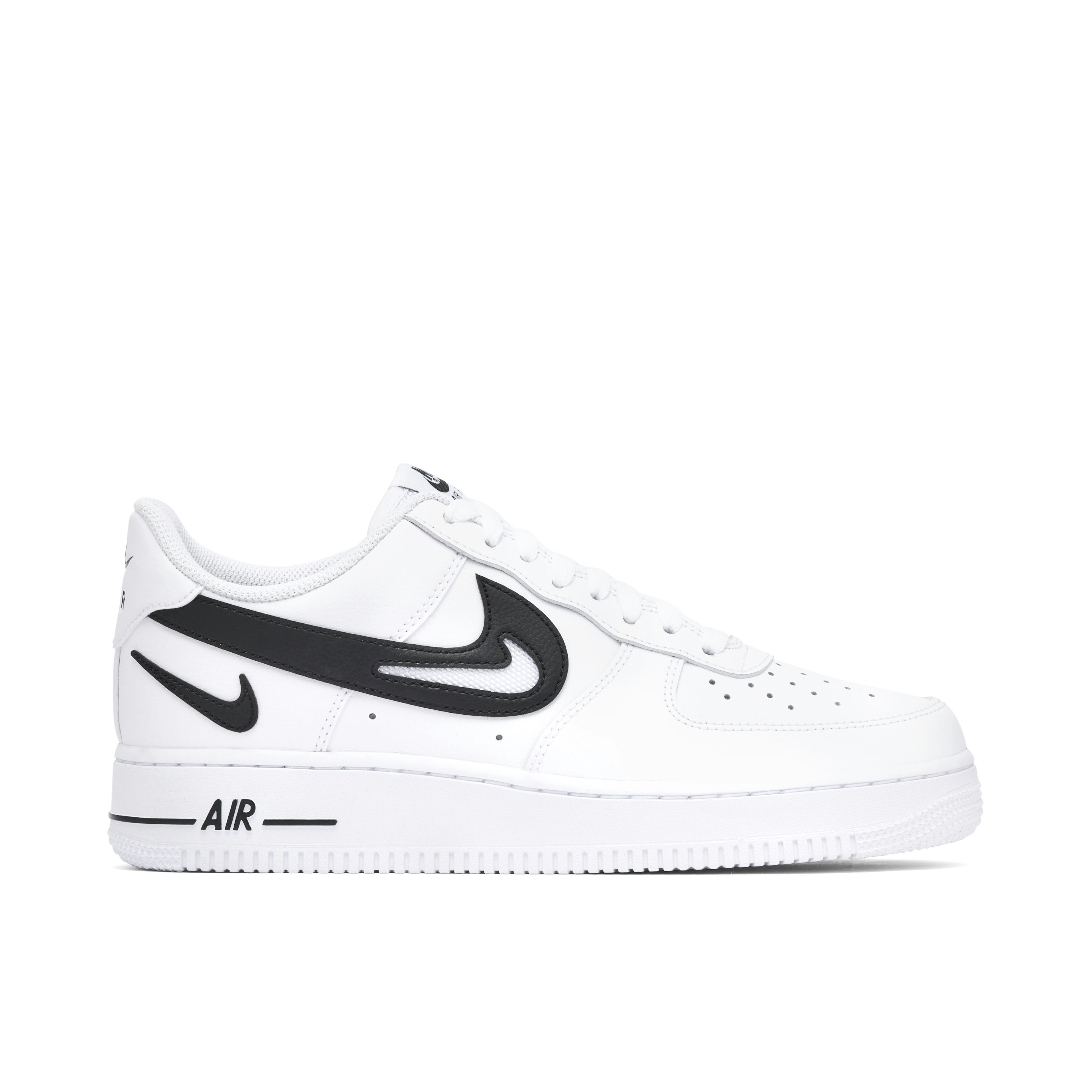 Nike Air Force 1 Low '07 FM Cut Out Swoosh White Black