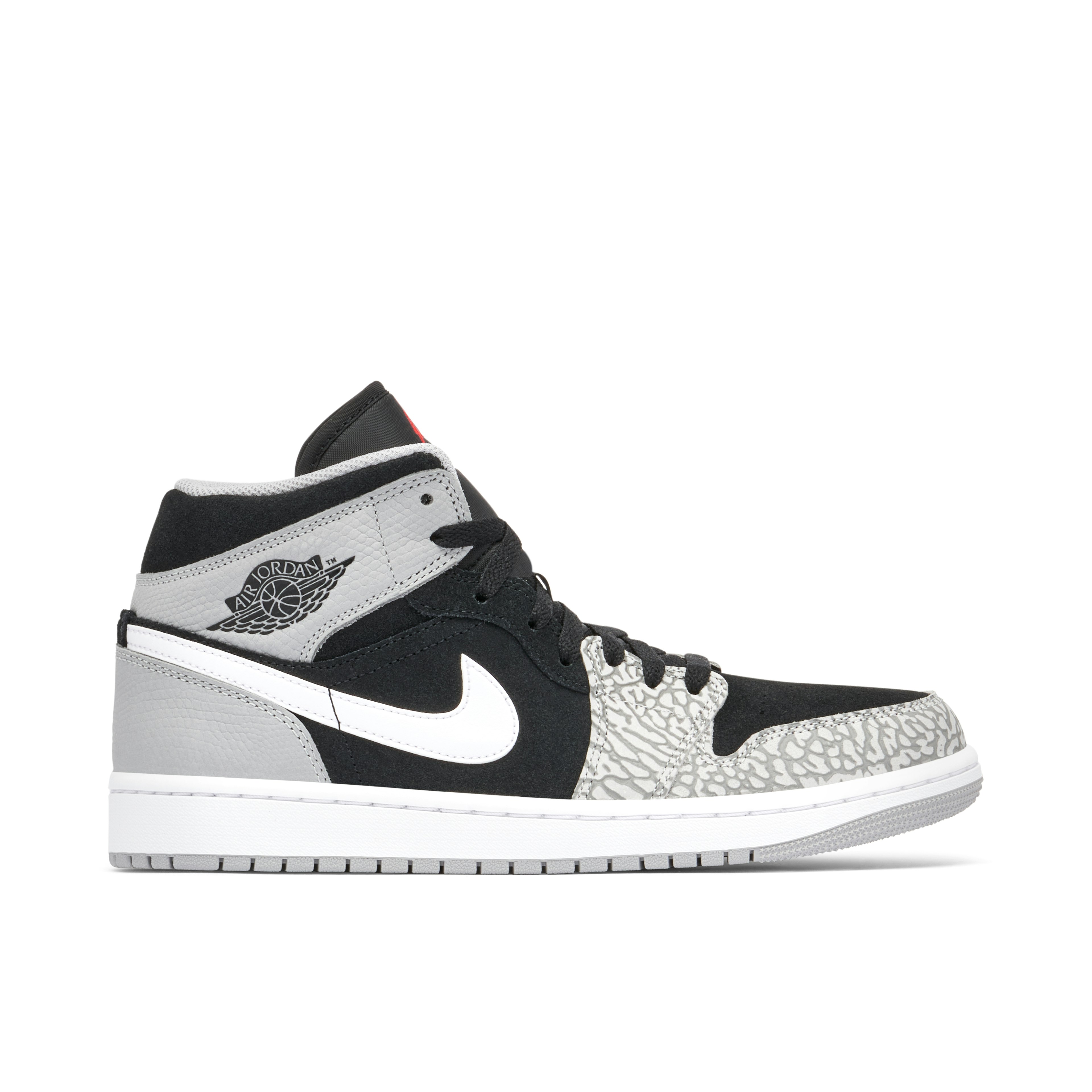 Girls Air Jordan 1 Mid Elephant Toe