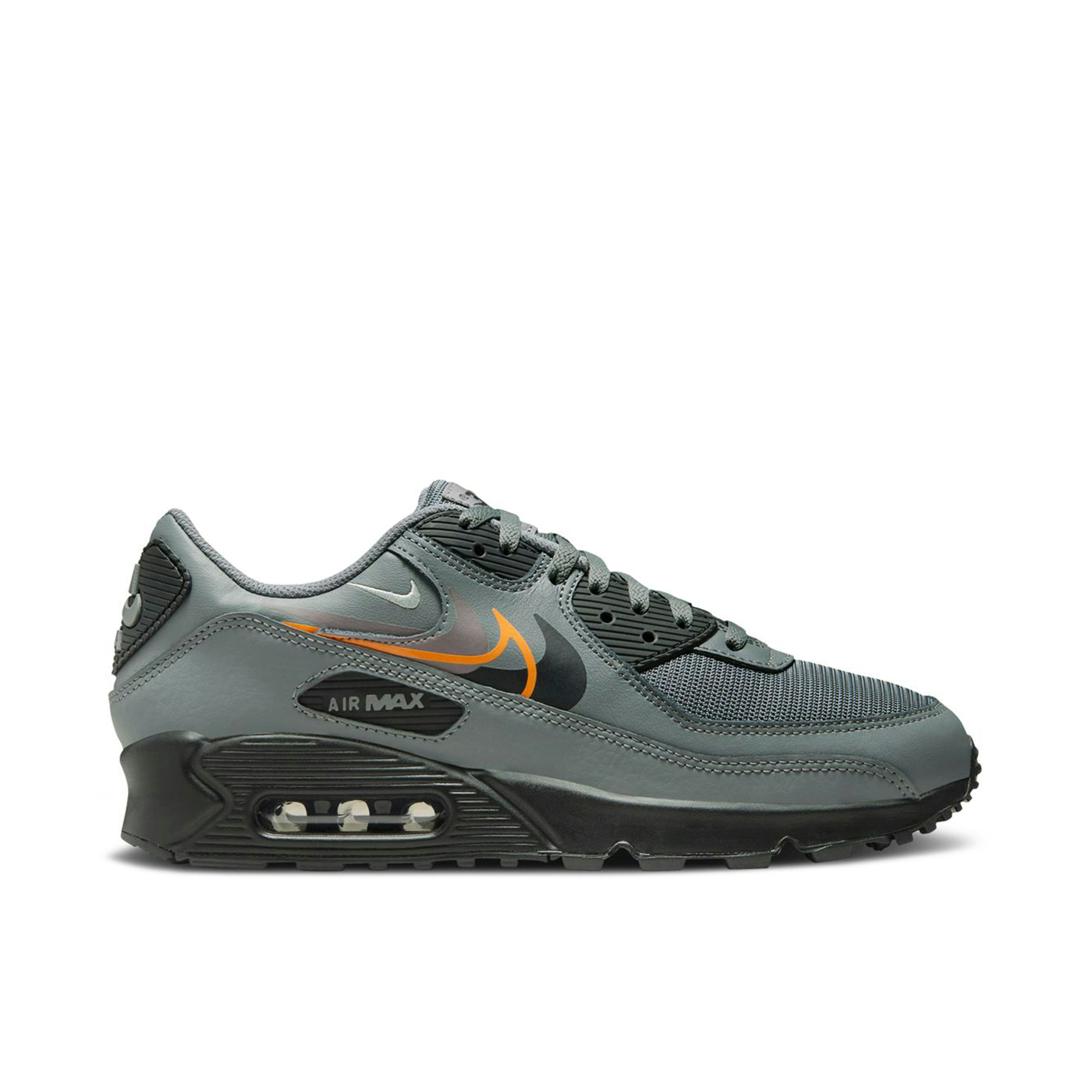 Nike Air Max 90 Multi Swoosh Smoke Grey Mandarin