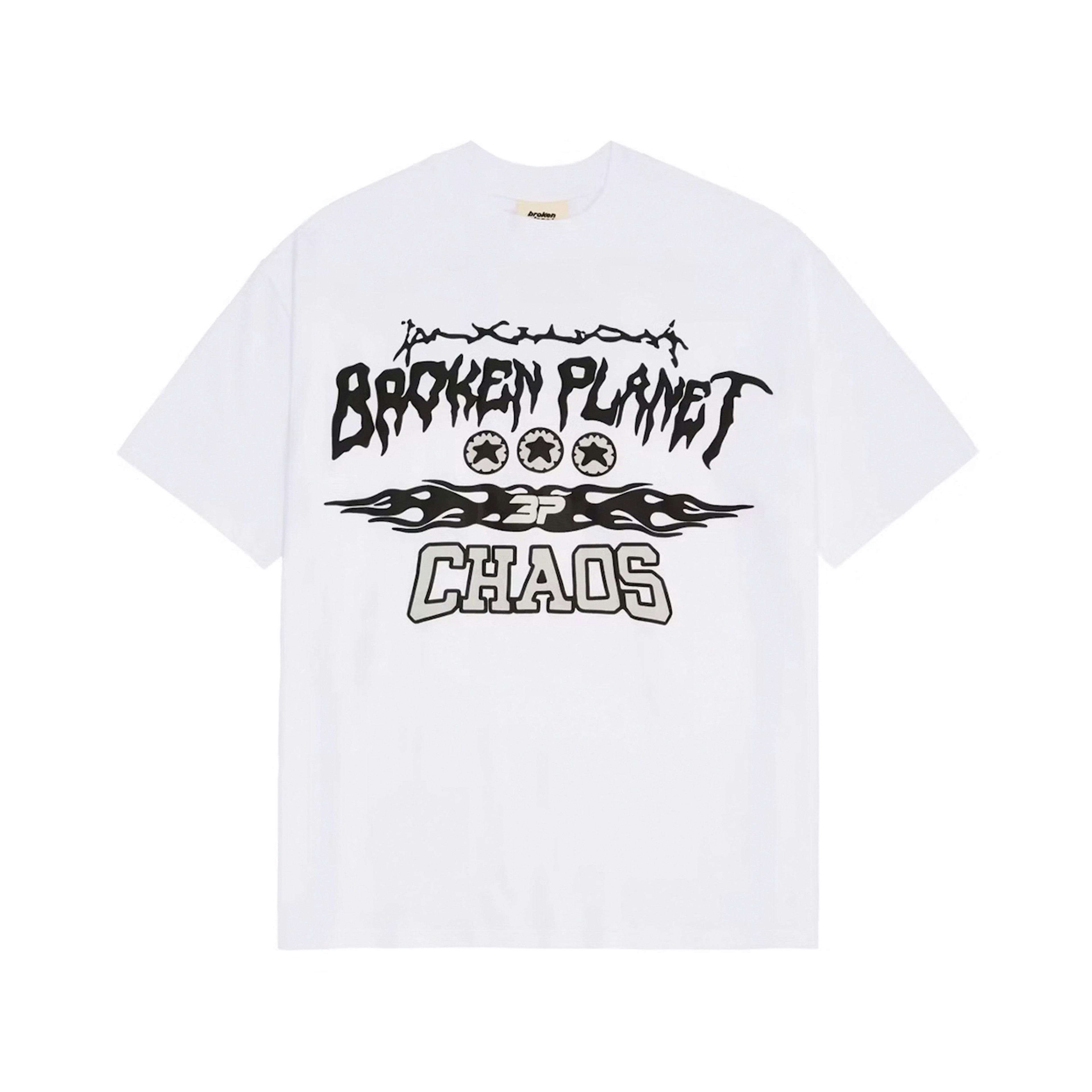 Broken Planet Chaos T-shirt Snow White