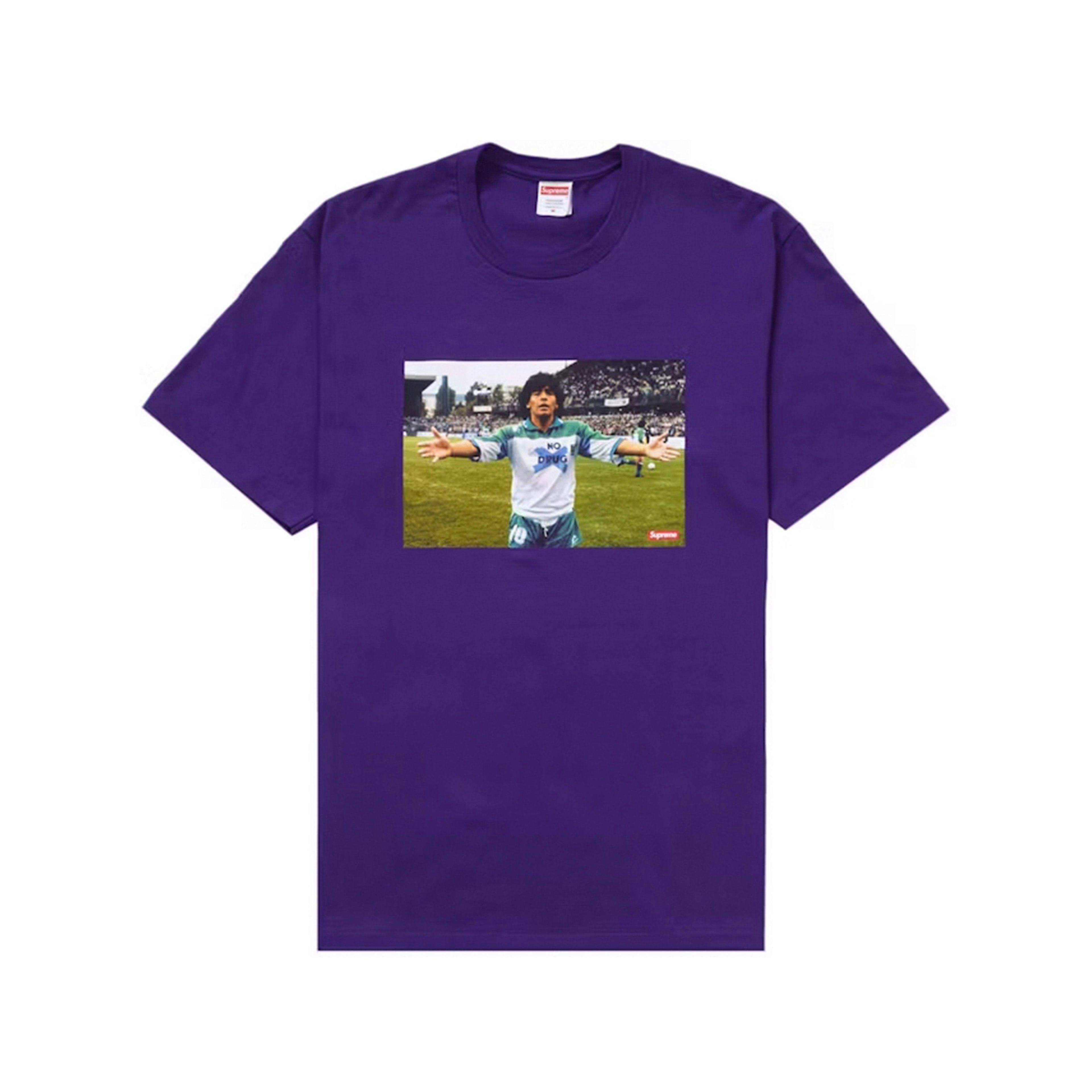 Supreme Maradona Tee Purple