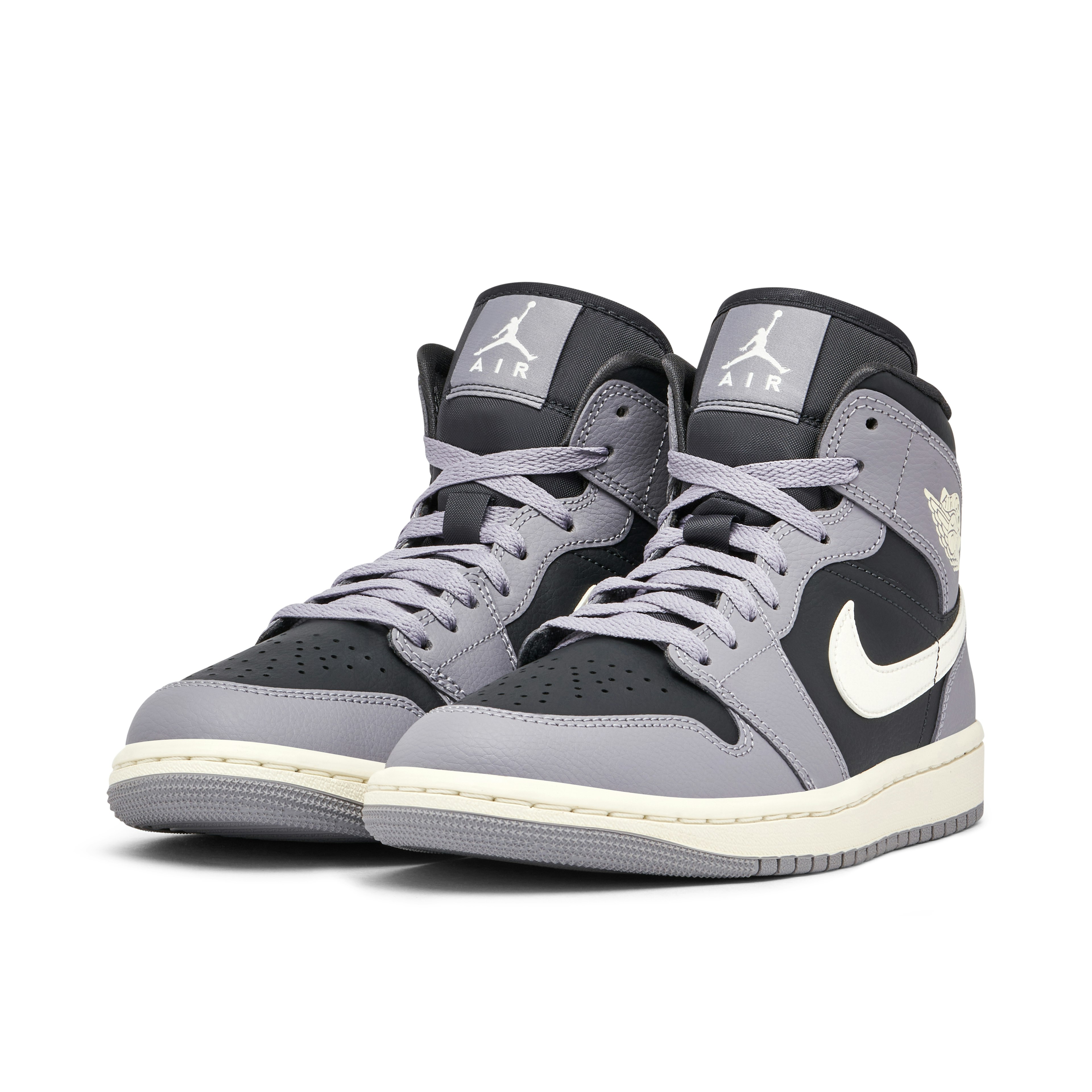 Air Jordan 1 Mid Cement Grey Womens