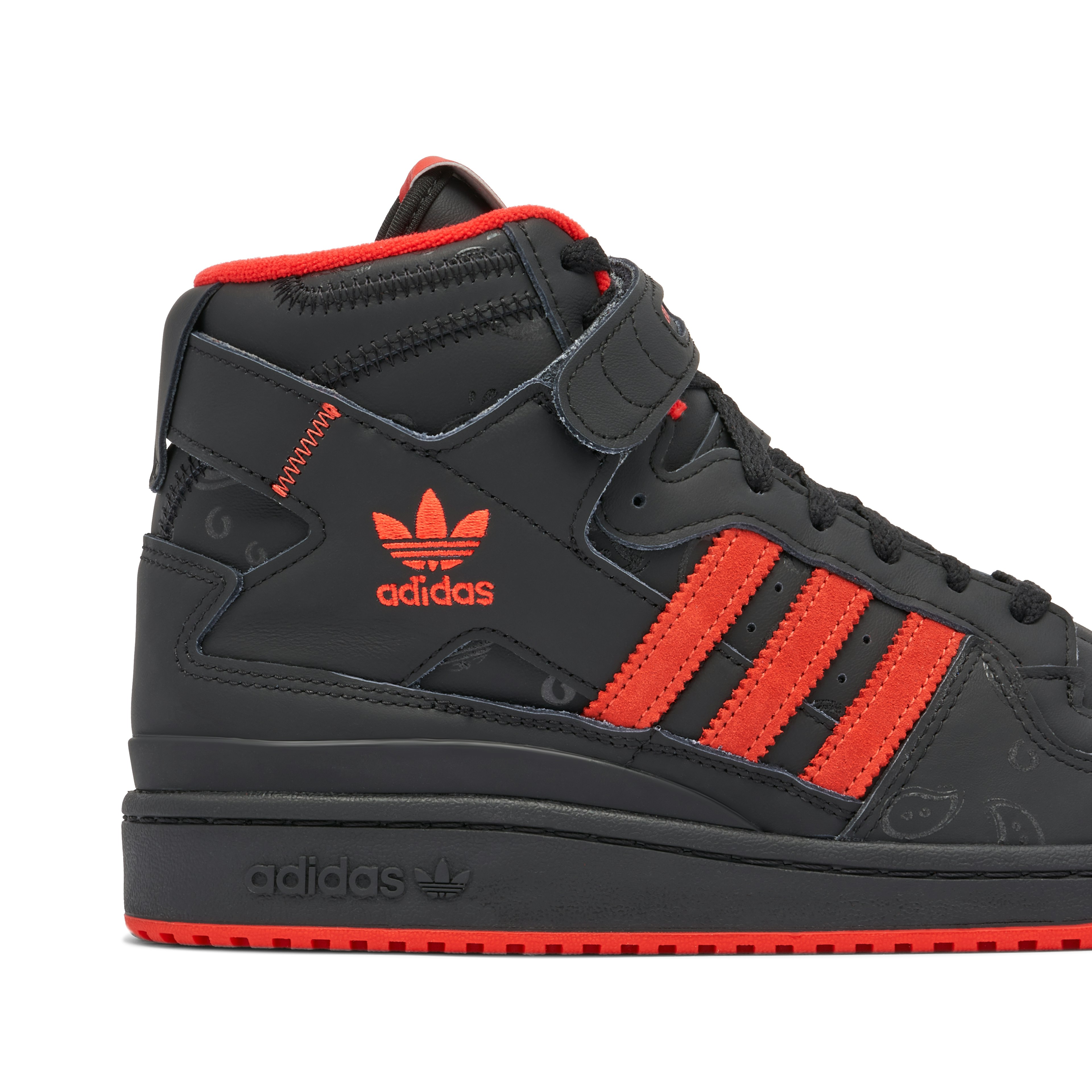 KSI x adidas Forum High Black Red