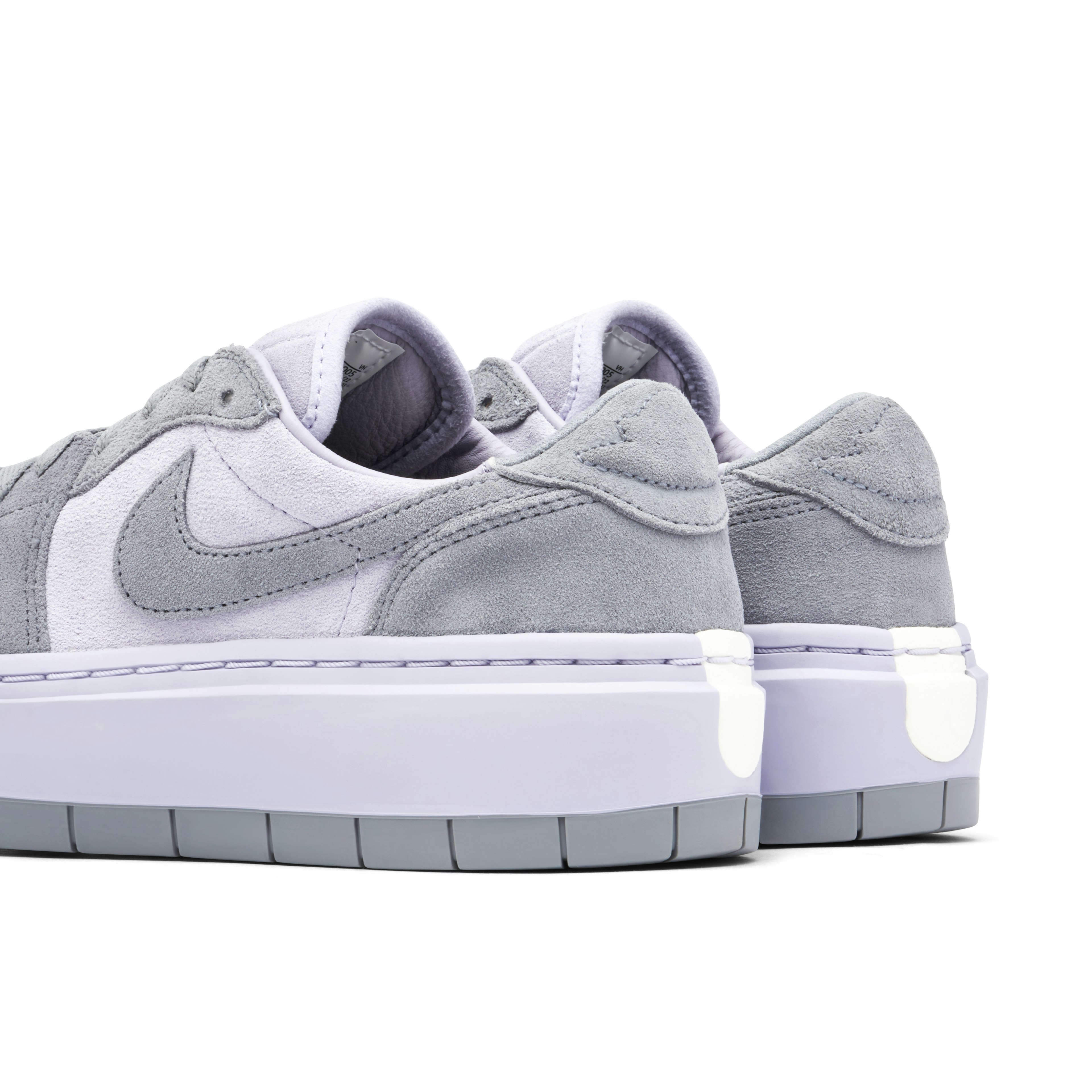 Air Jordan 1 Low LV8D Suede Stealth Titanium Femme