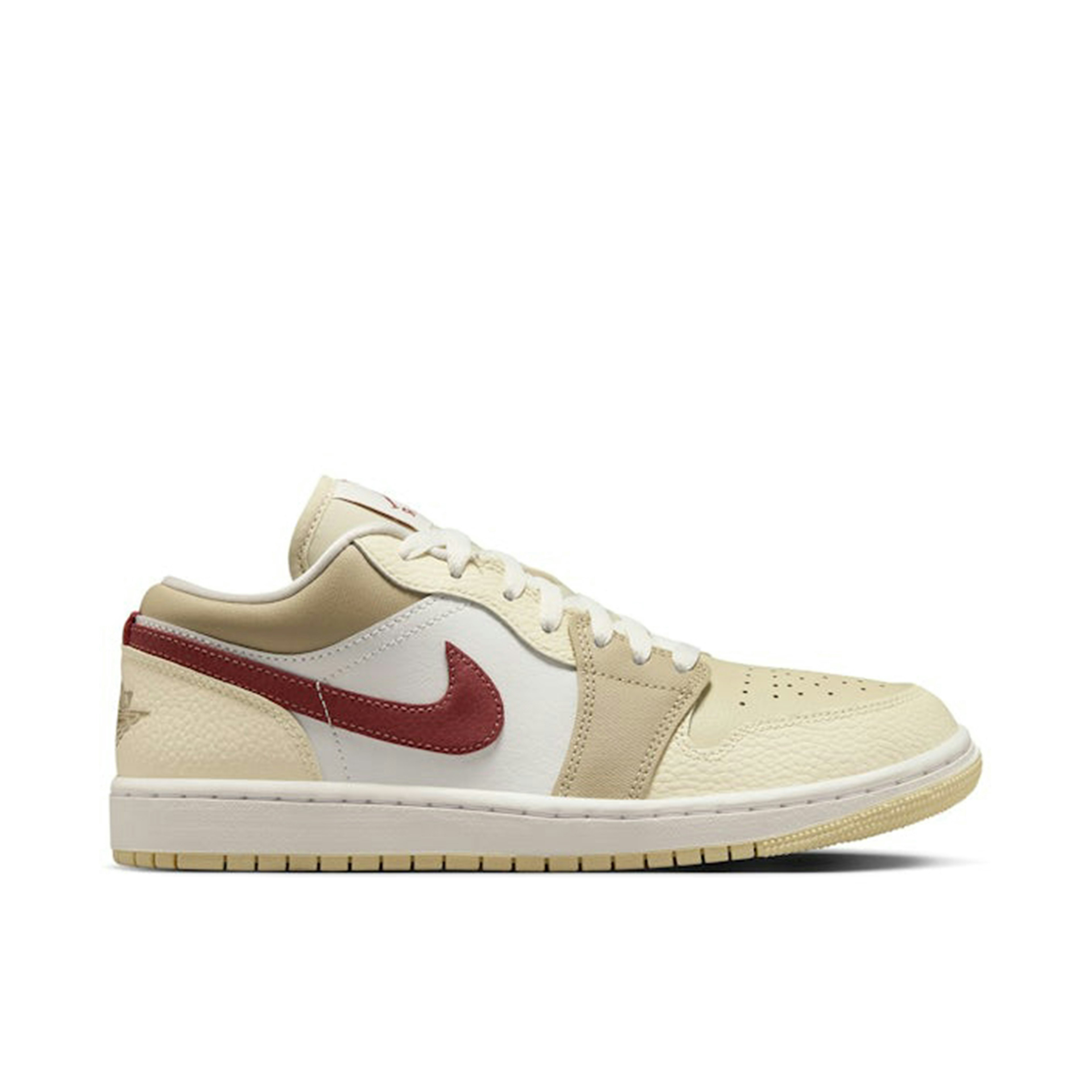 Air Jordan 1 Low SE Desert Khaki Red Sepia Womens