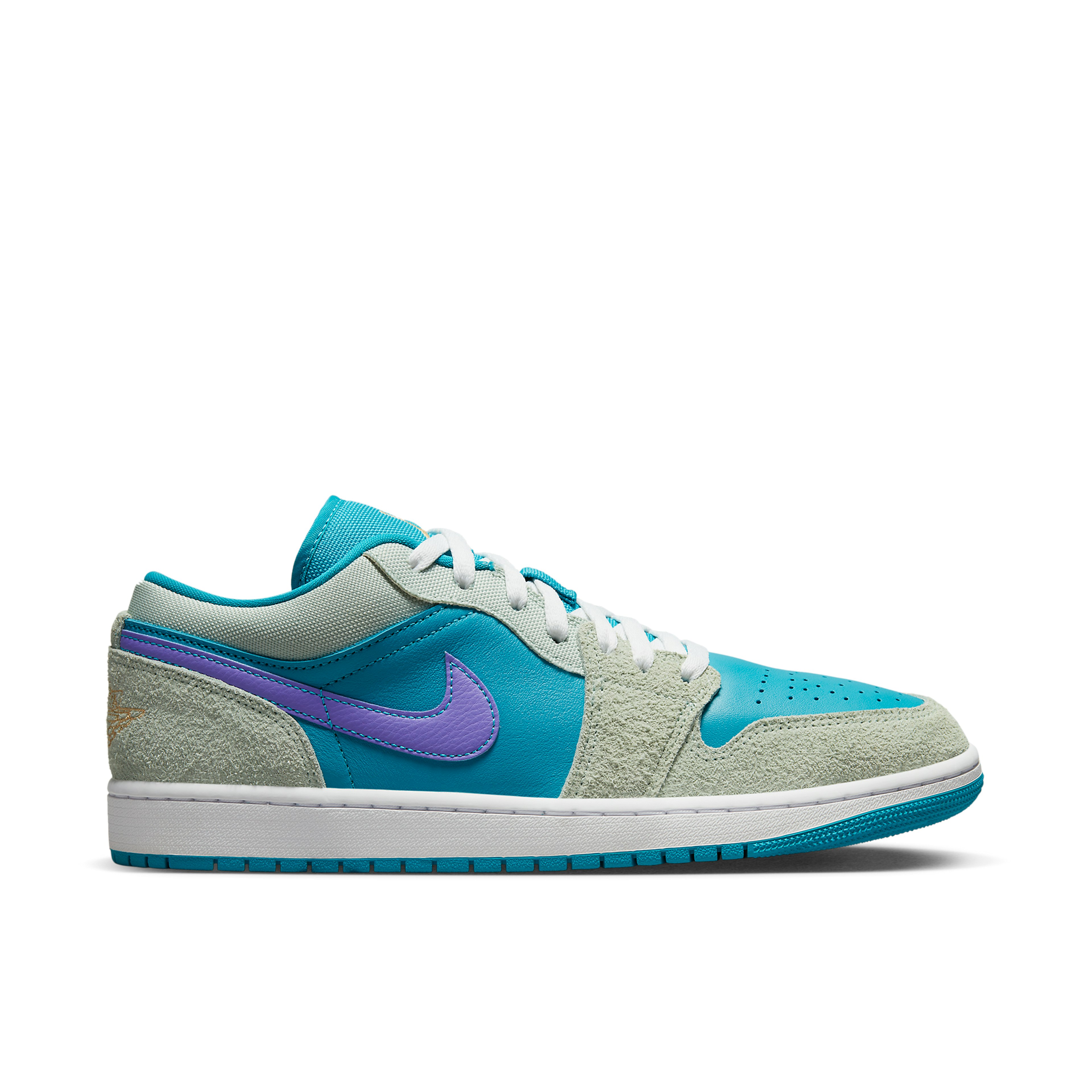 Air Jordan 1 Low Blue Grey Purple für Damen