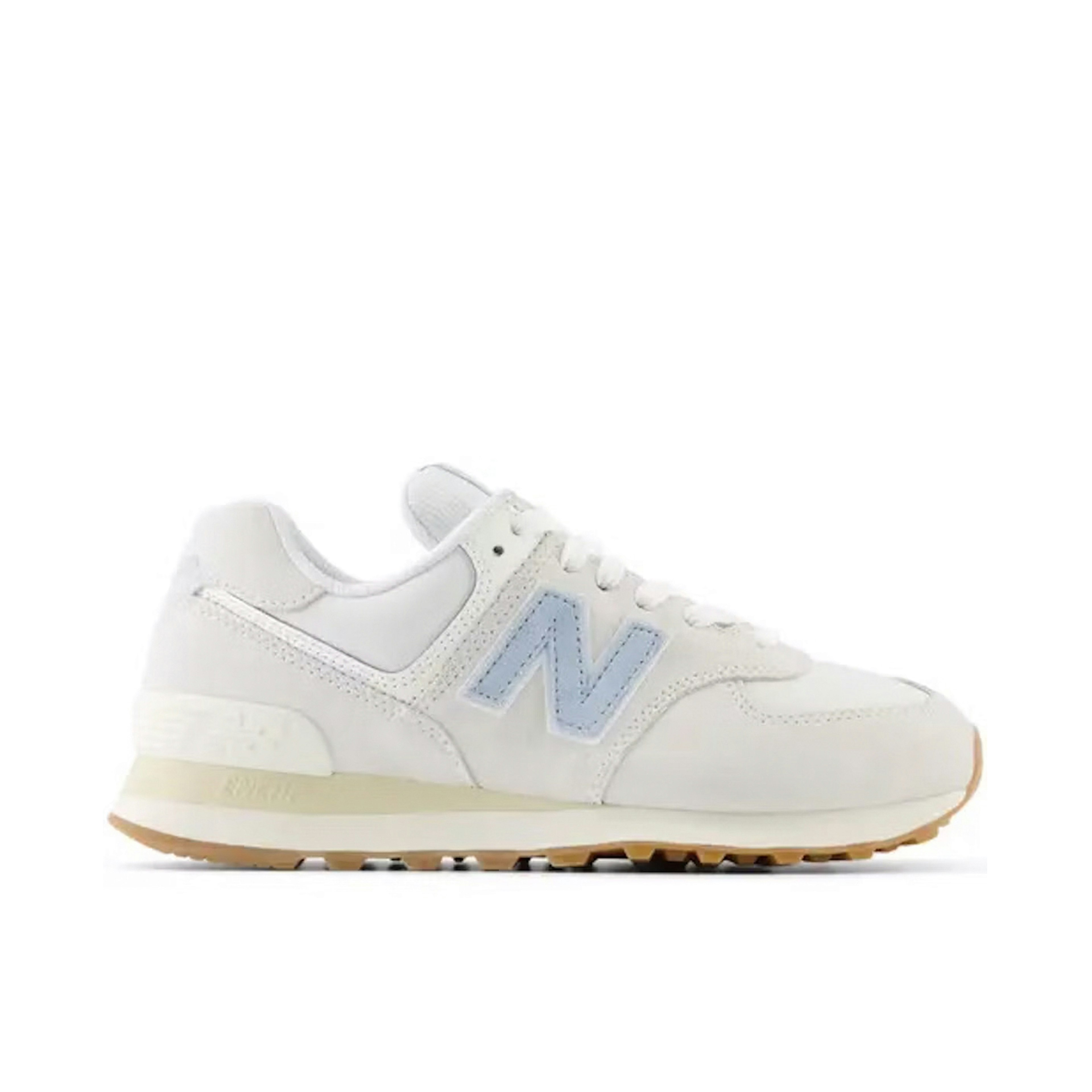 New Balance 574 Beige Ecru Blue Angora Womens