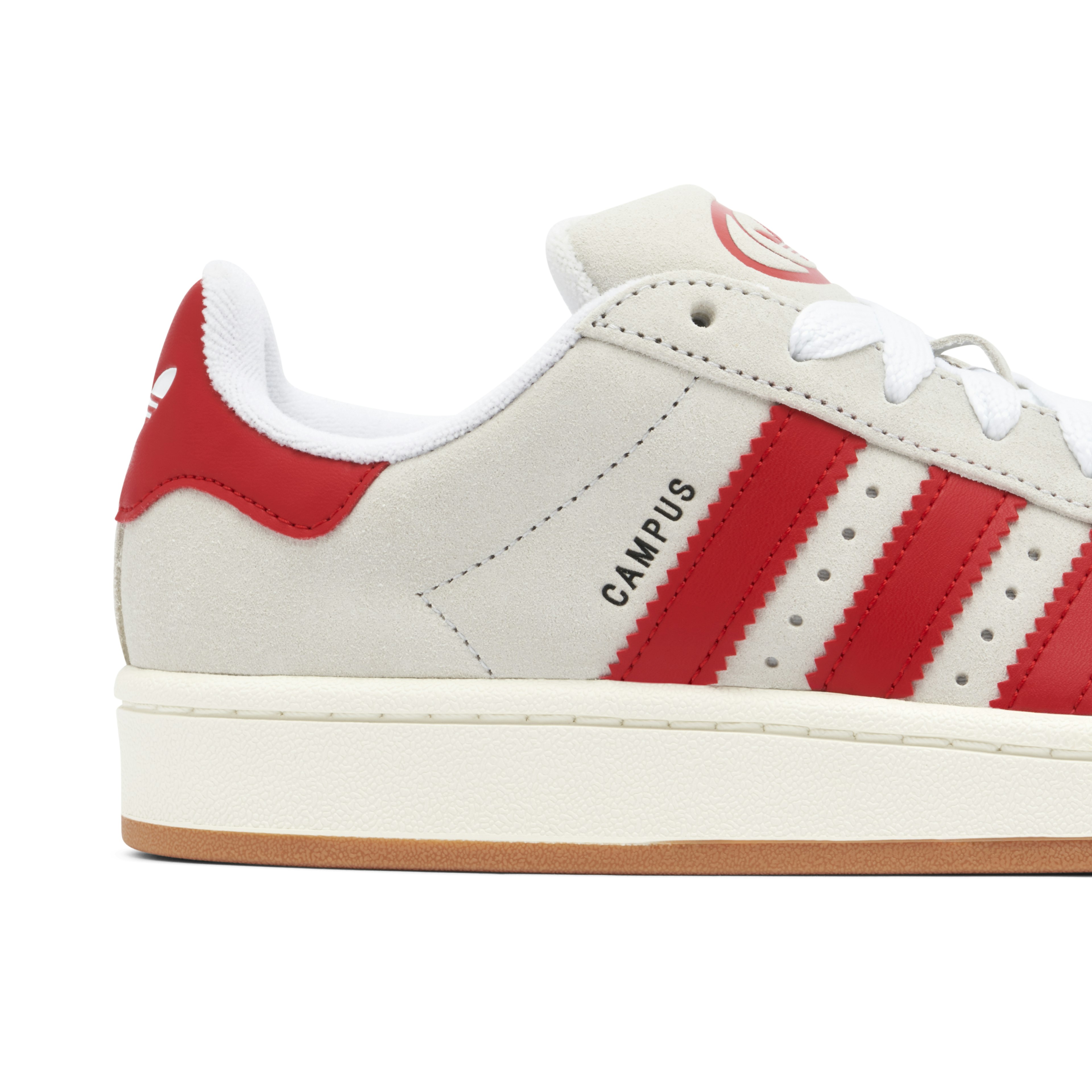 Adidas Campus 00s Crystal White Scarlet Womens