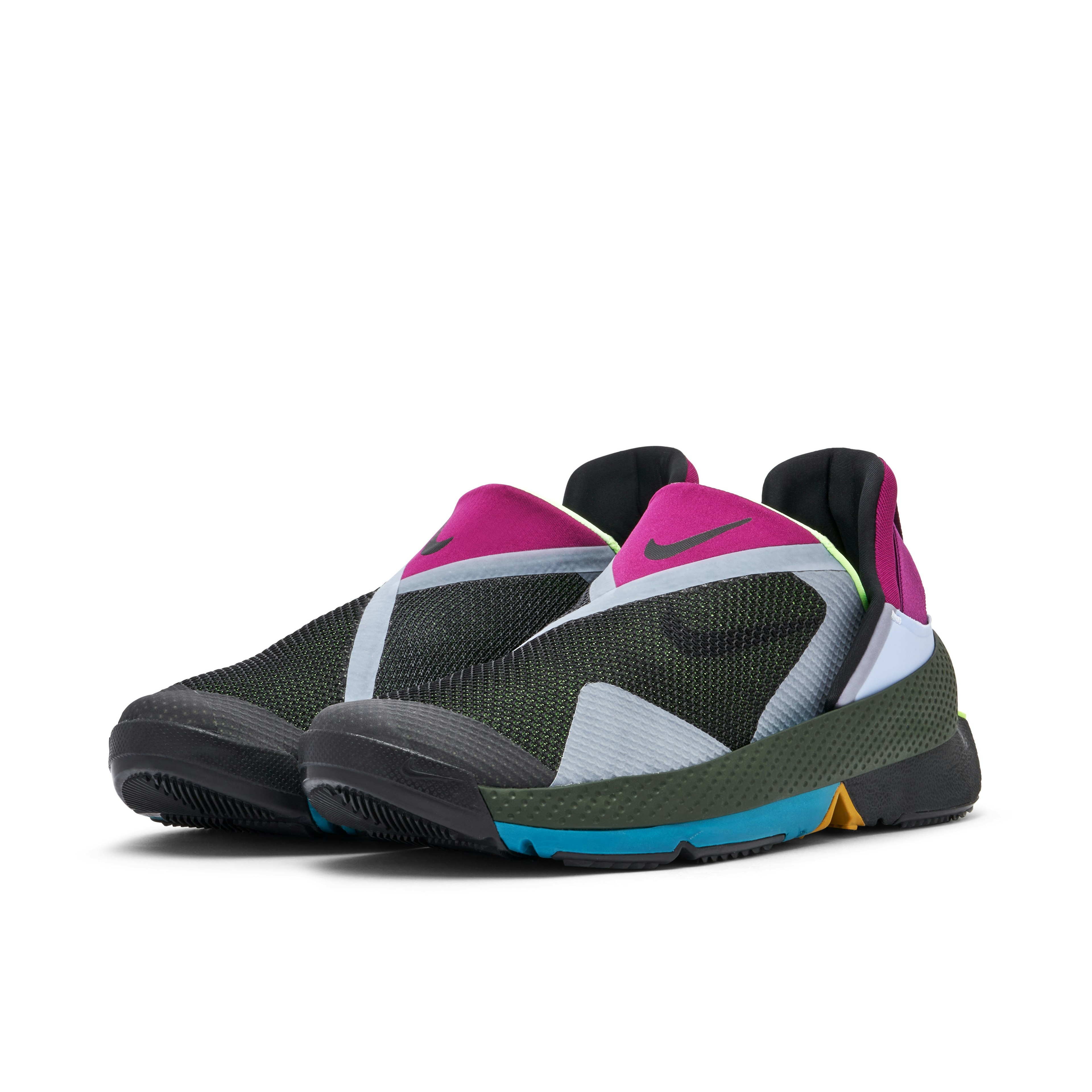 Nike Go FlyEase Black Lime