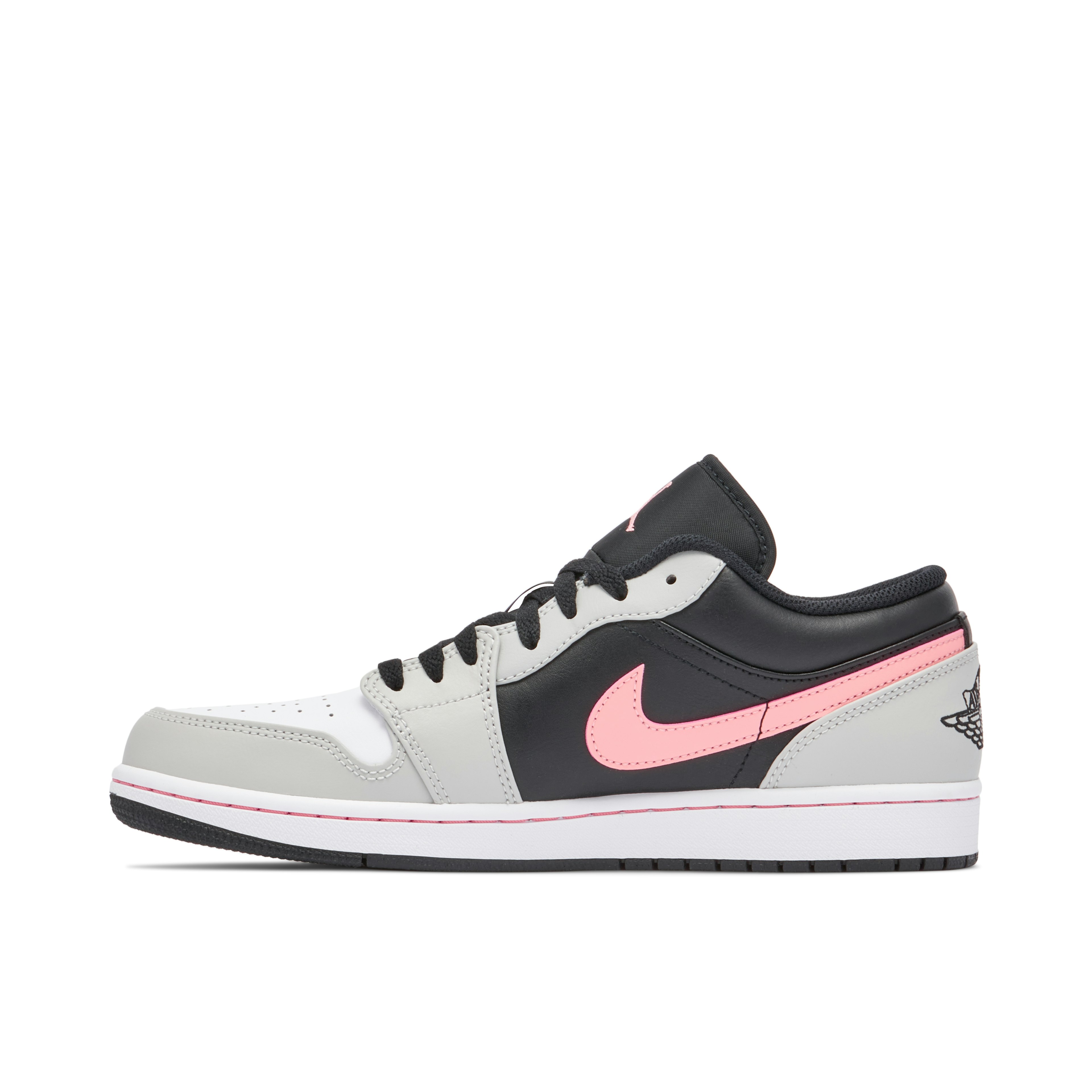 Air Jordan 1 Low Grey Black Pink
