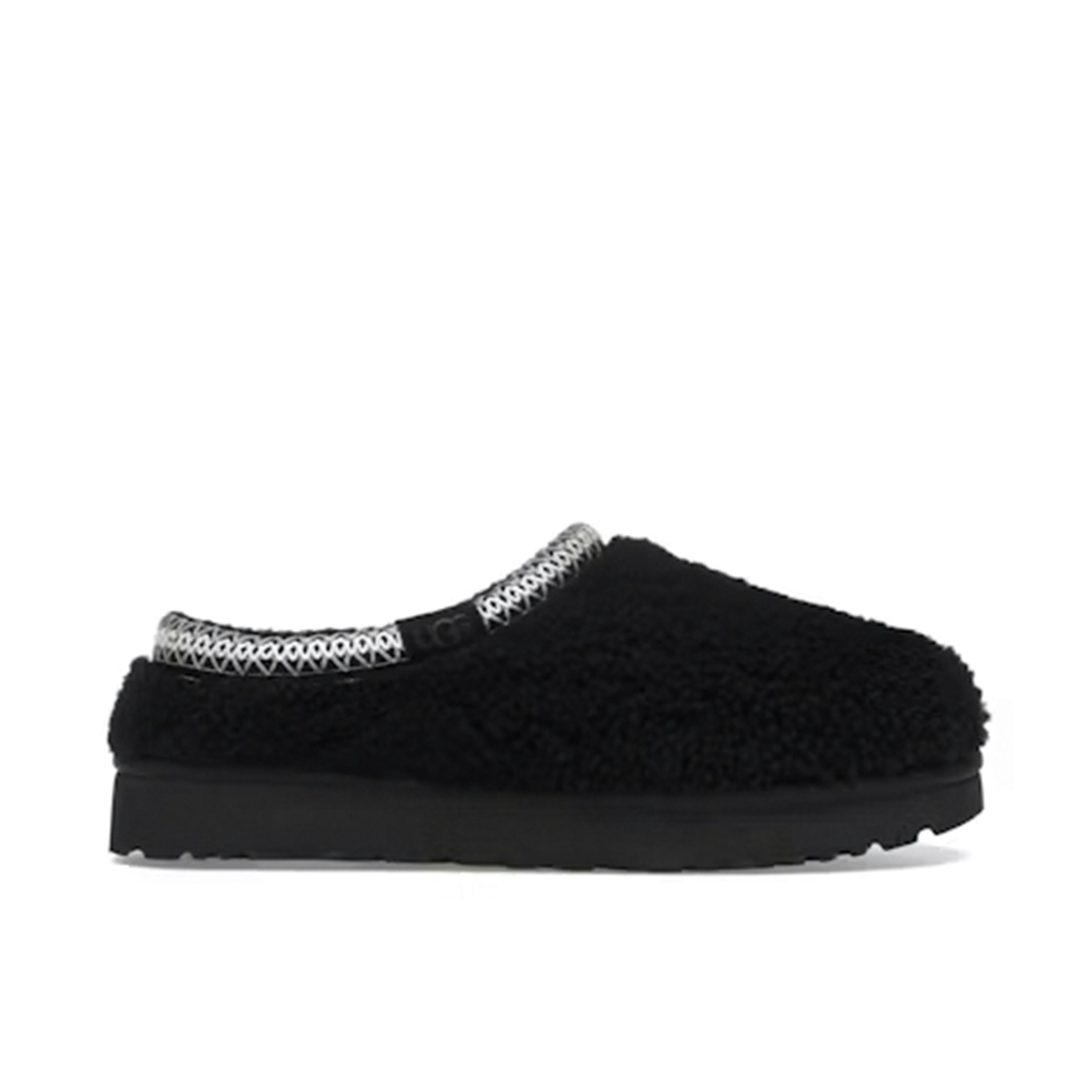 UGG Tasman Maxi Curly Slipper Black Womens