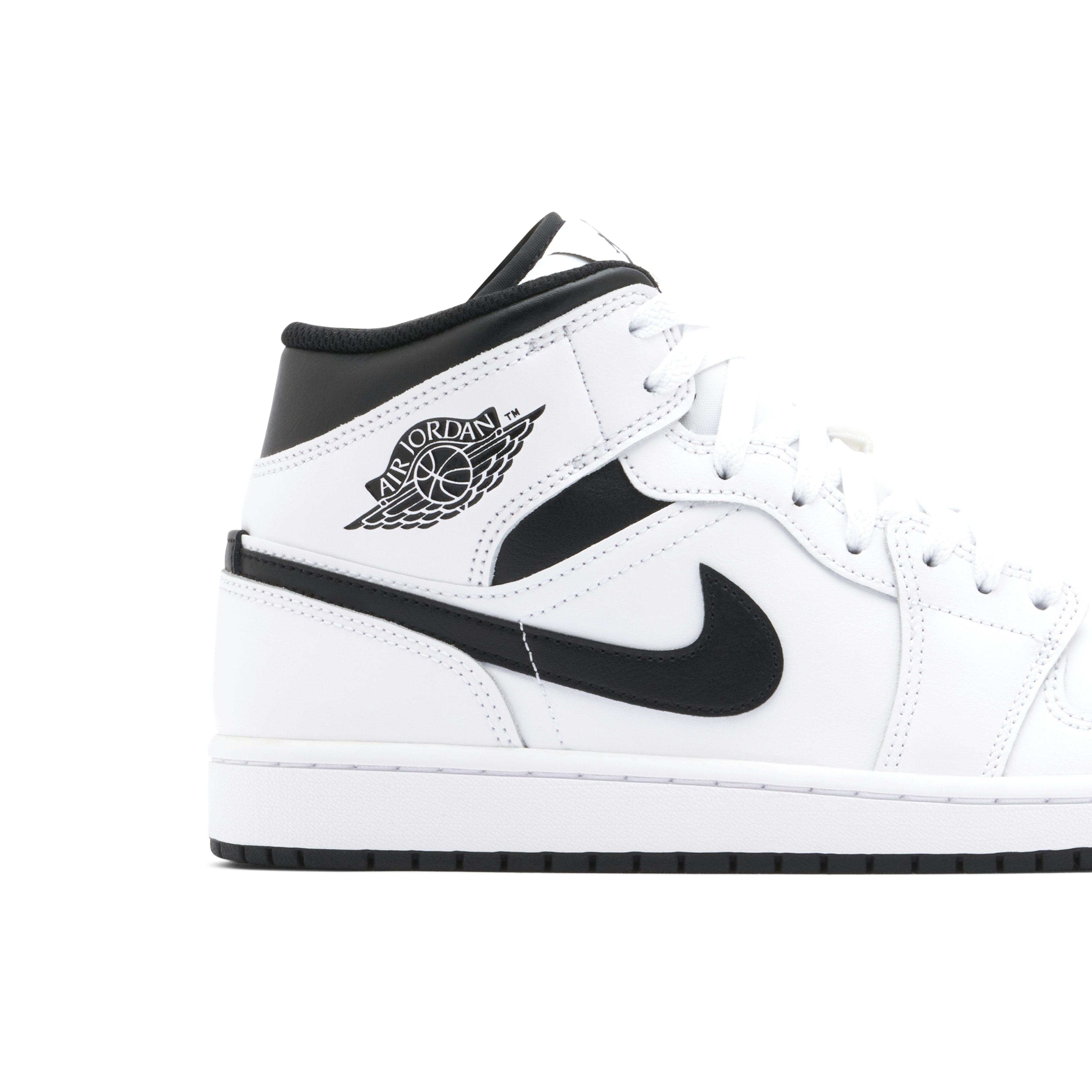 Air Jordan 1 Mid White Black